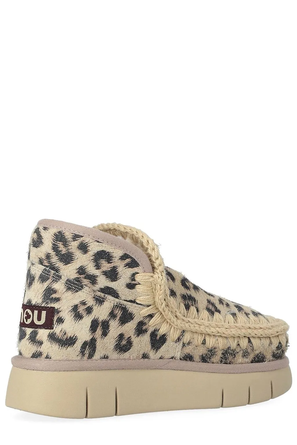 Mou Eskimo Bounce Leopard Printed Sneakers
