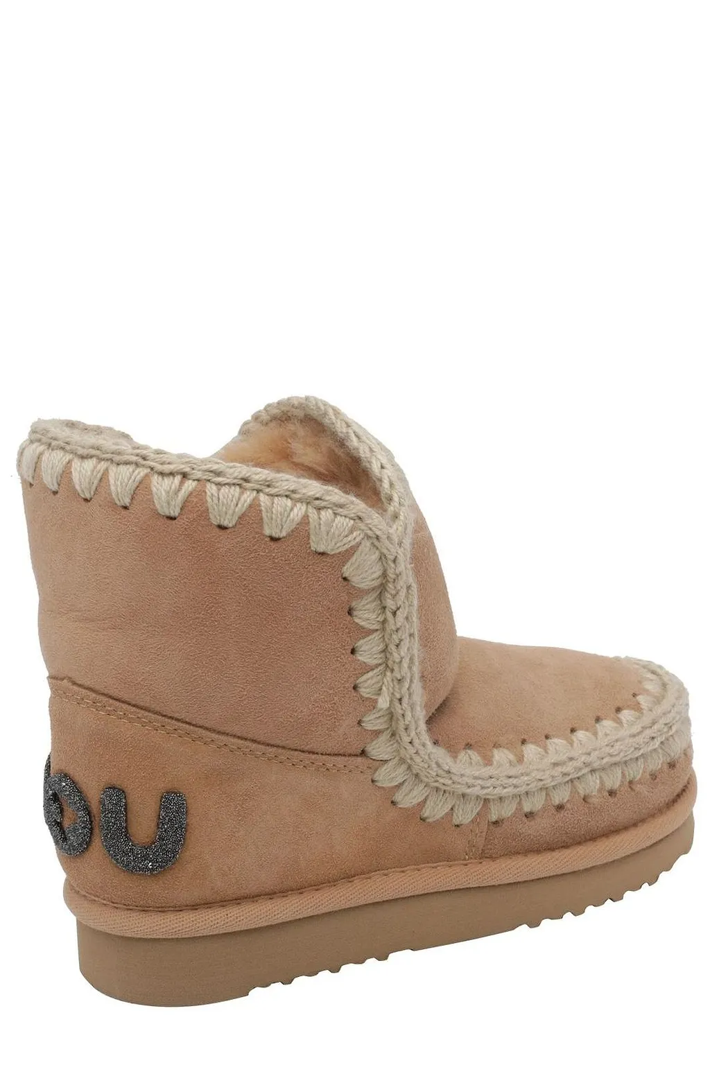 Mou Eskimo Glitter Logo Ankle Boots