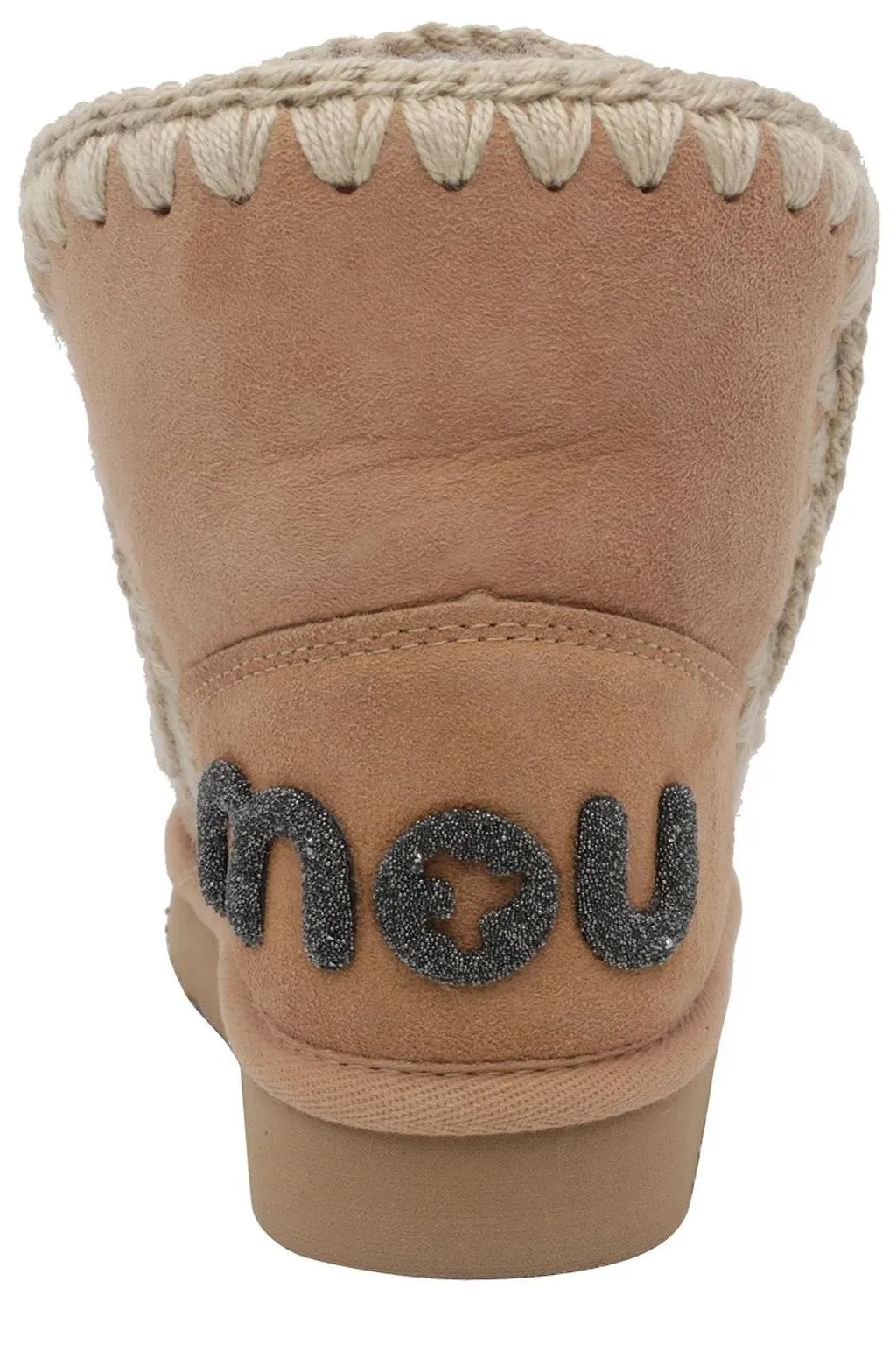 Mou Eskimo Glitter Logo Ankle Boots