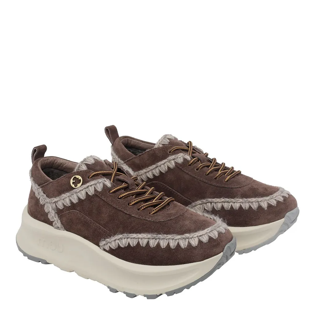 Mou Eskimo Lace-Up Low-Top Sneakers