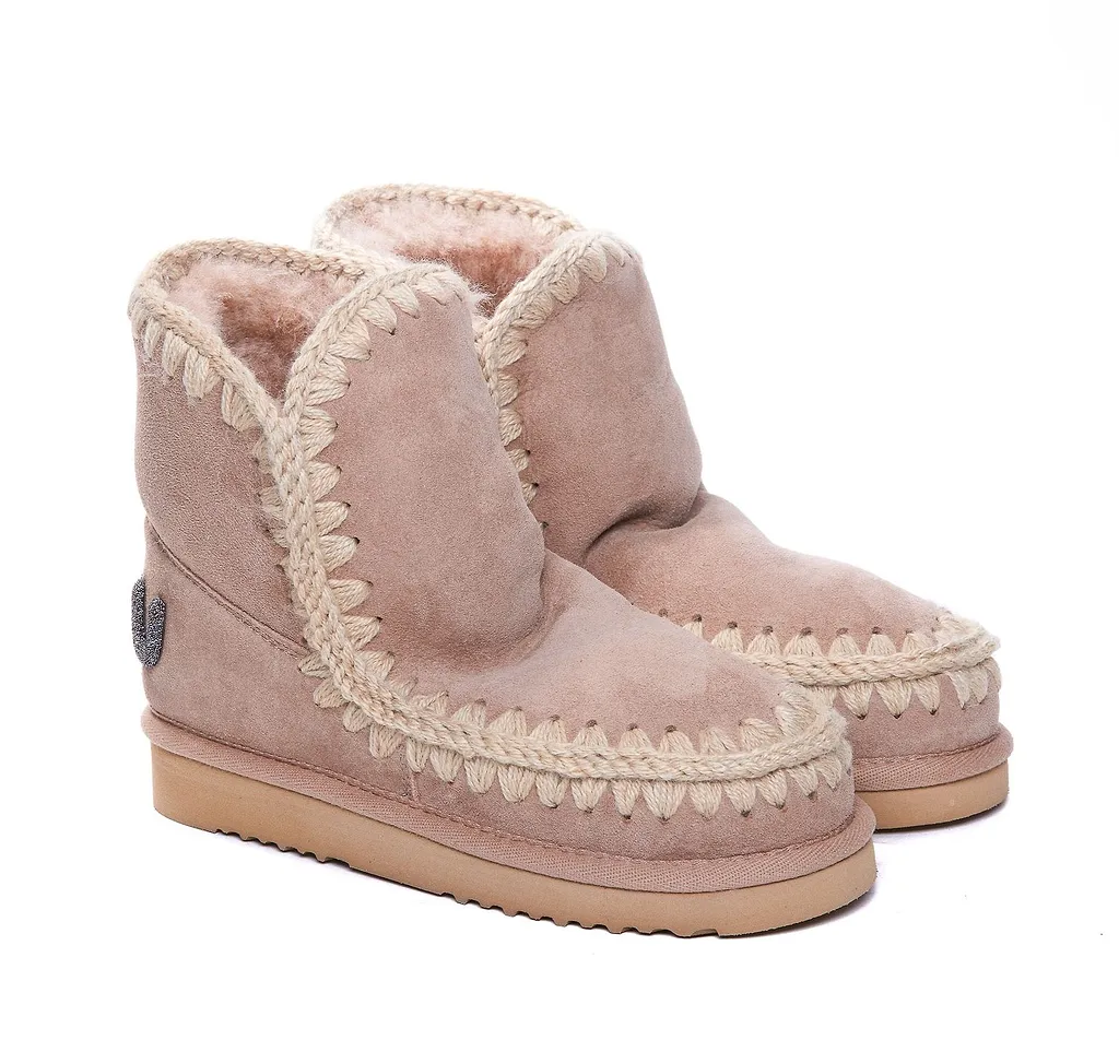 Mou Eskimo Logo Stitch Boots
