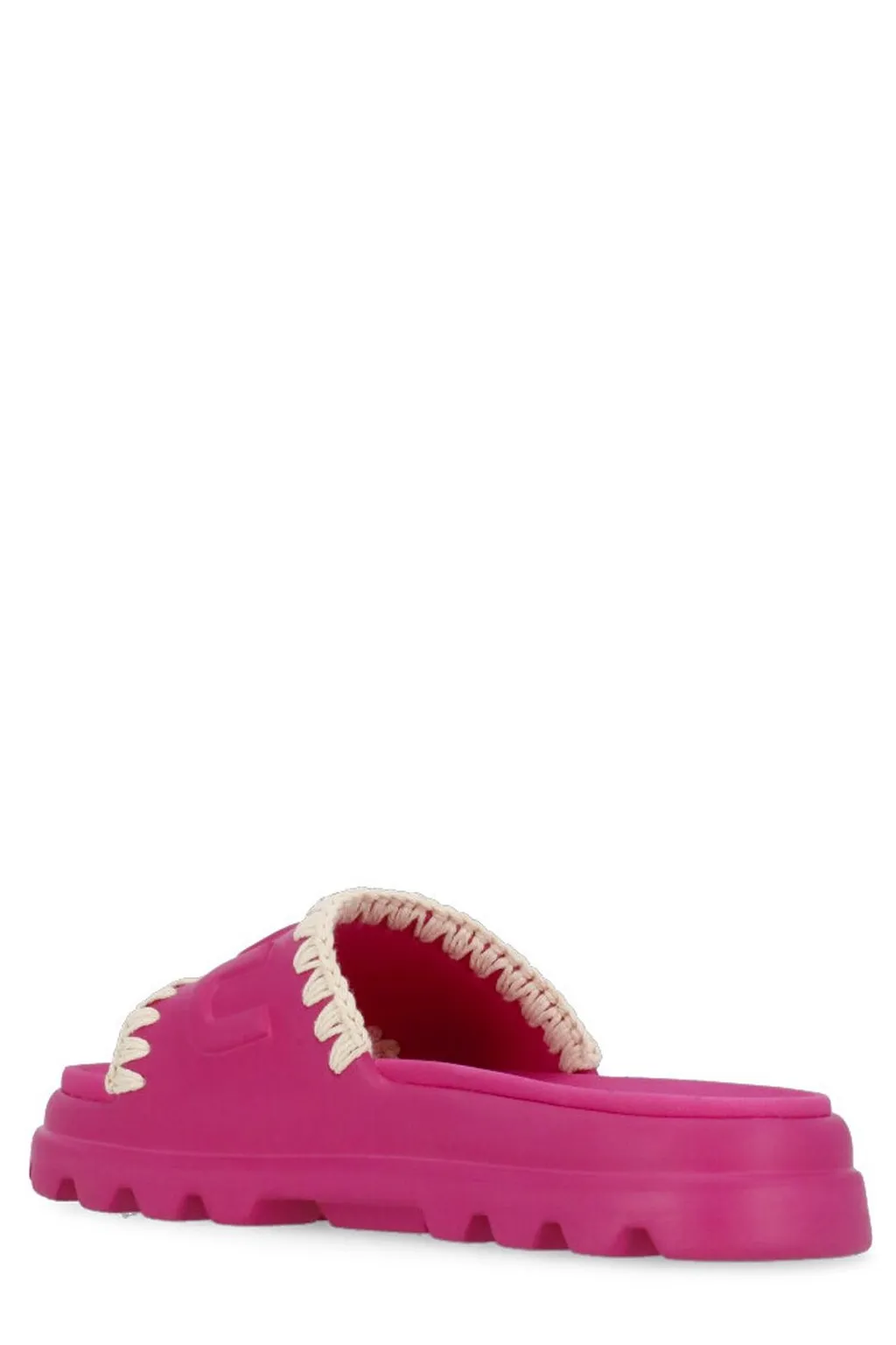 Mou Eva Logo-Embossed Open-Toe Slides