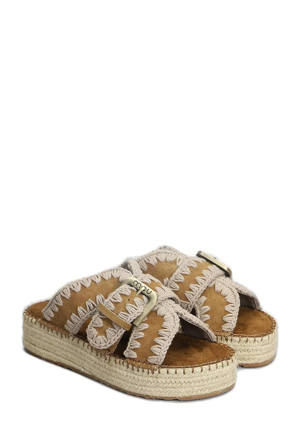 Mou Crossover Strapped Sandals