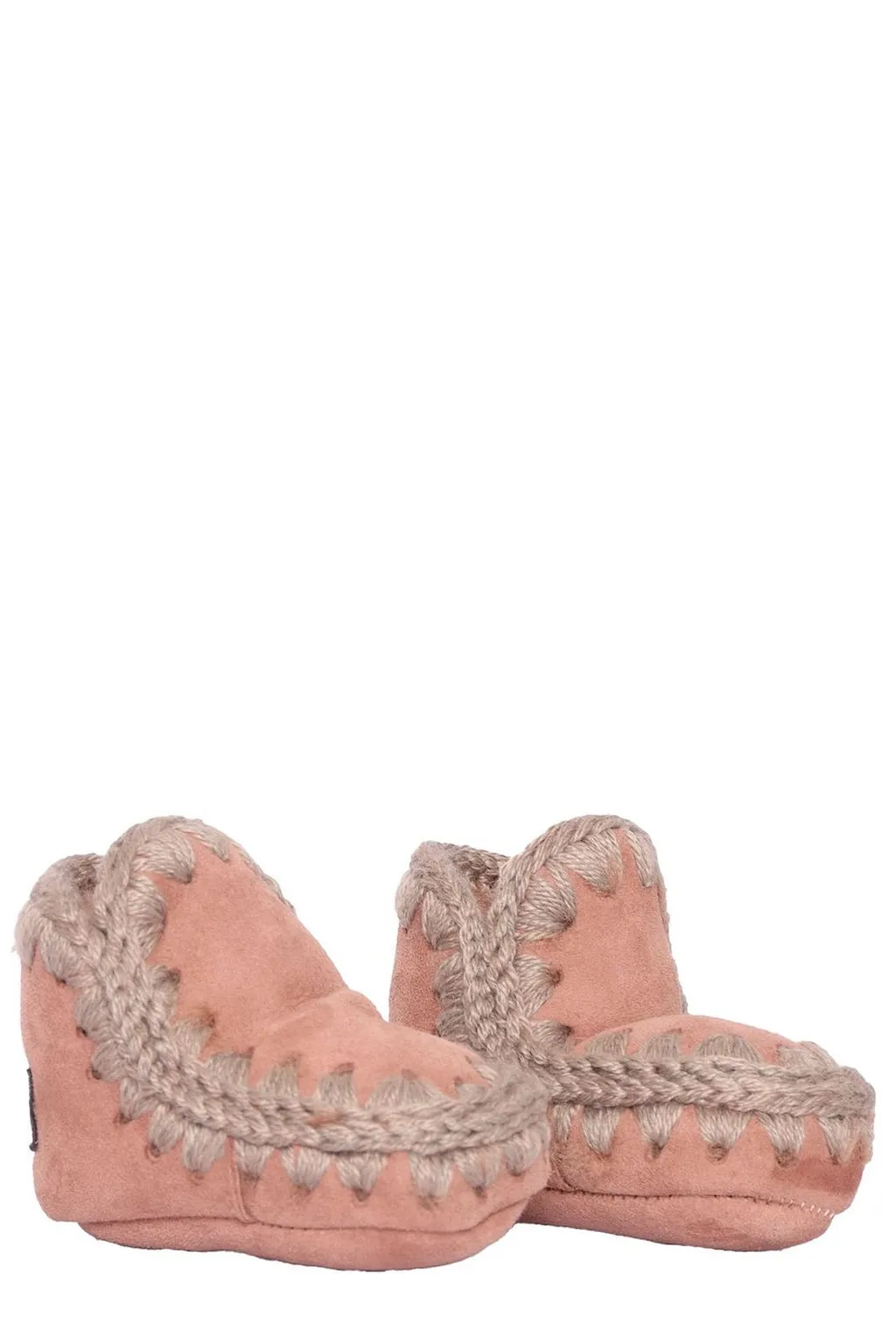Mou Kids Eskimo Logo Patch Ankle Boots