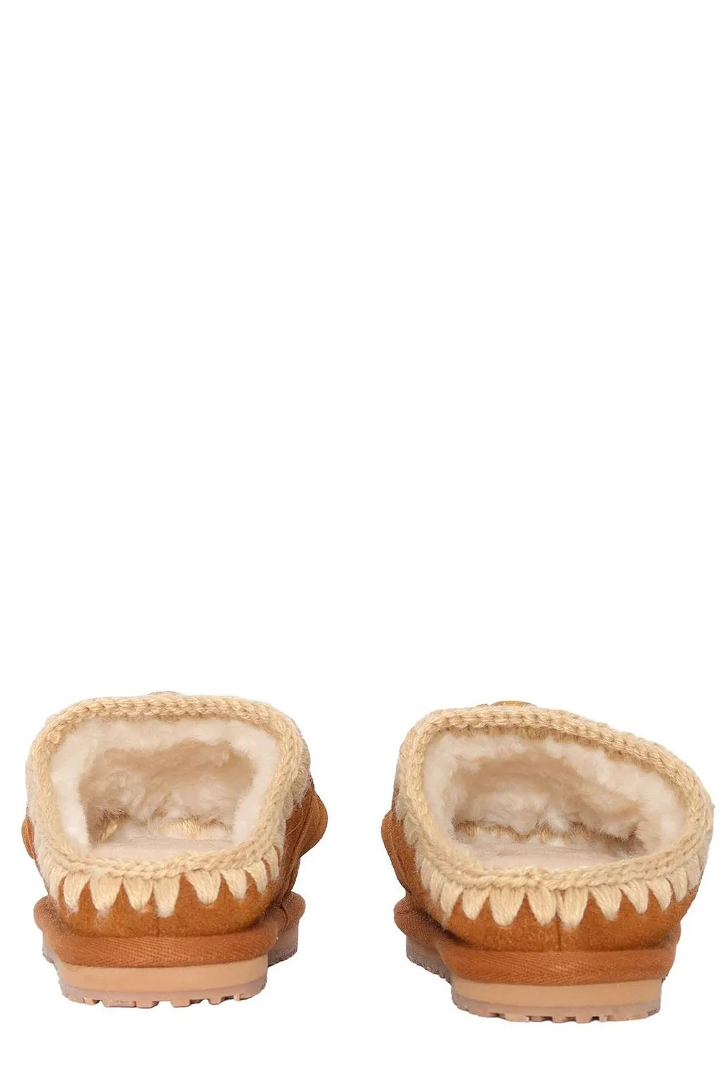 Mou Kids Logo Lettering Slippers