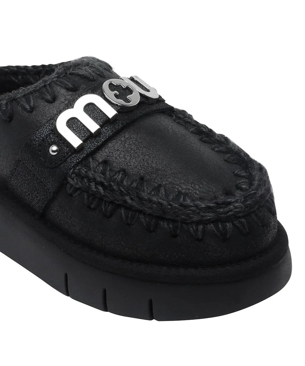 Mou Logo Strap Clogs