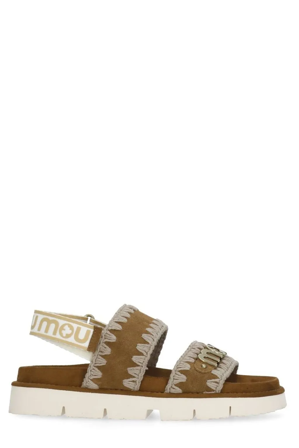 Mou Bio Logo Strap Platform Sandals