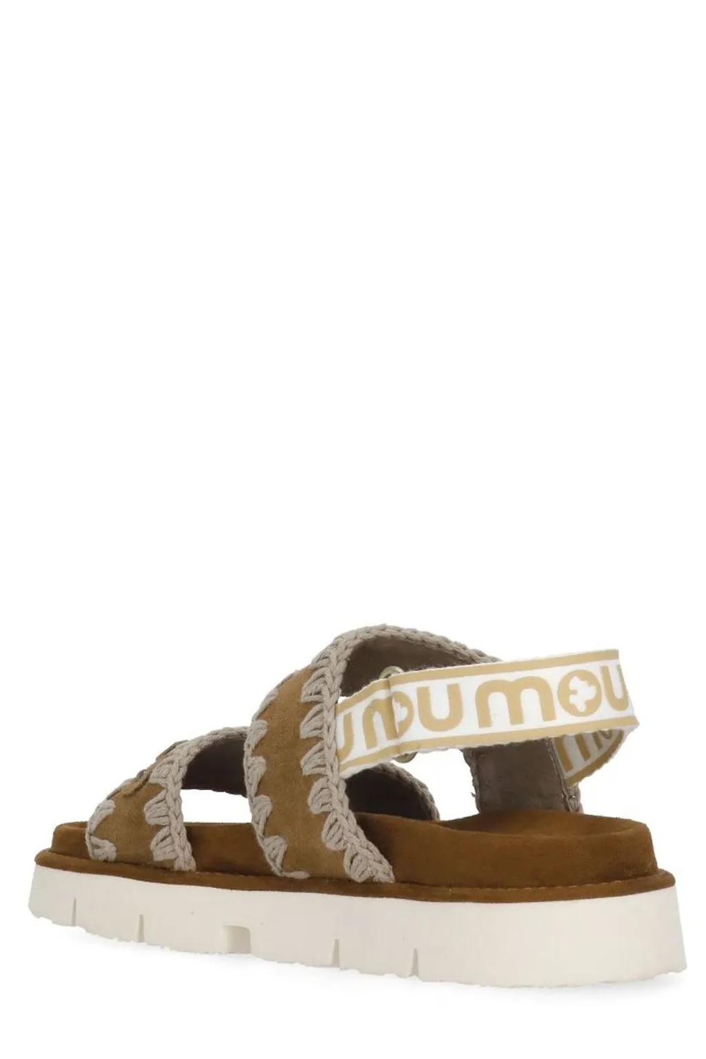 Mou Bio Logo Strap Platform Sandals