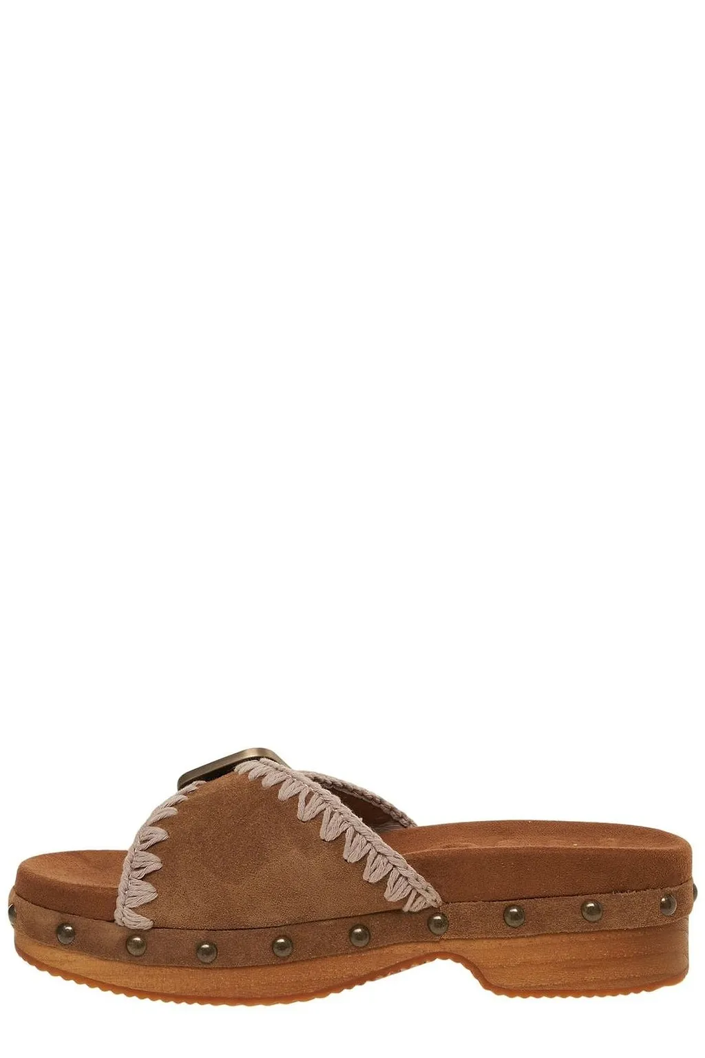 Mou Low Heel Slip On Sandals