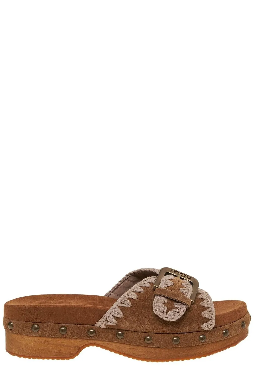 Mou Low Heel Slip On Sandals