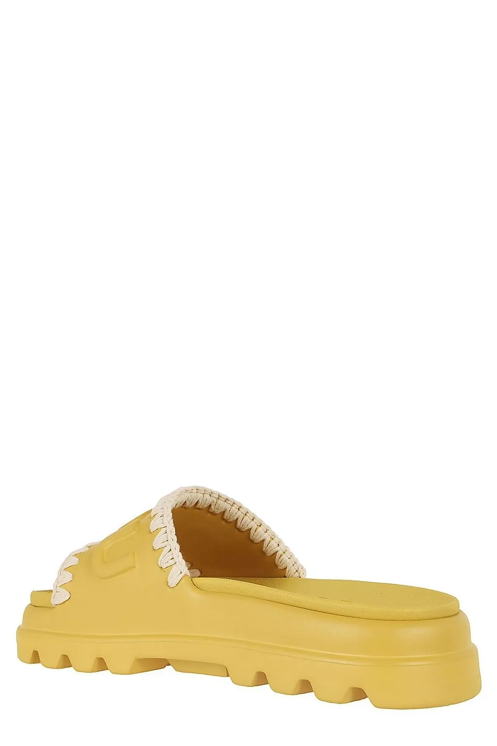 Mou One-Piece Logo Slide Flip-Flops