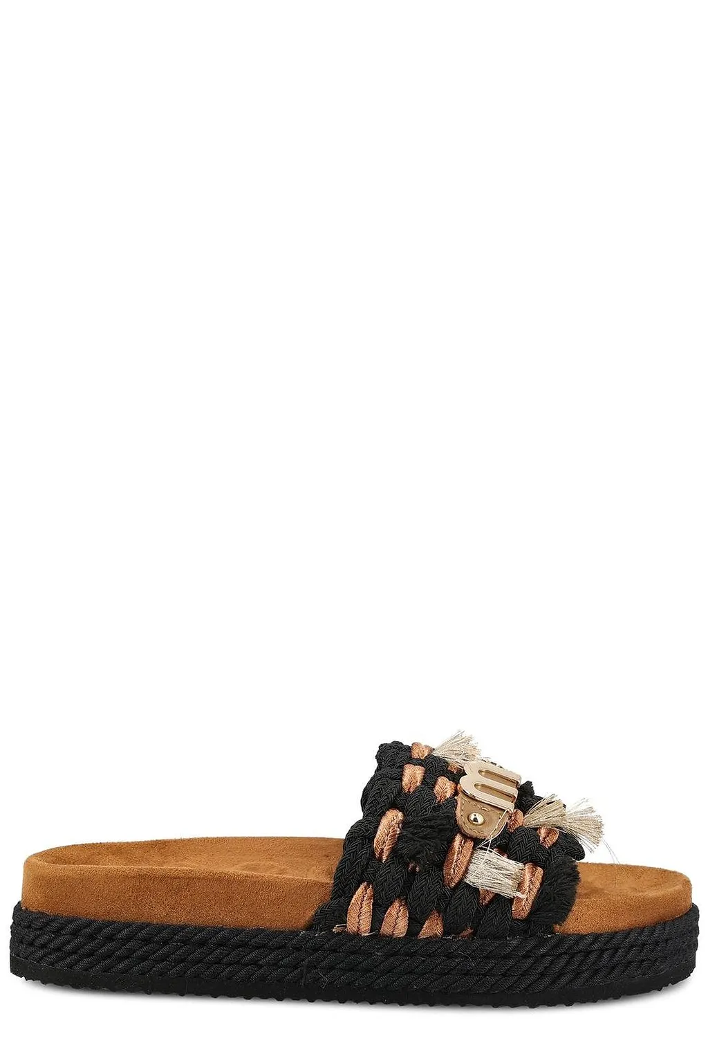 Mou Monoband Rope Fringed Sandals