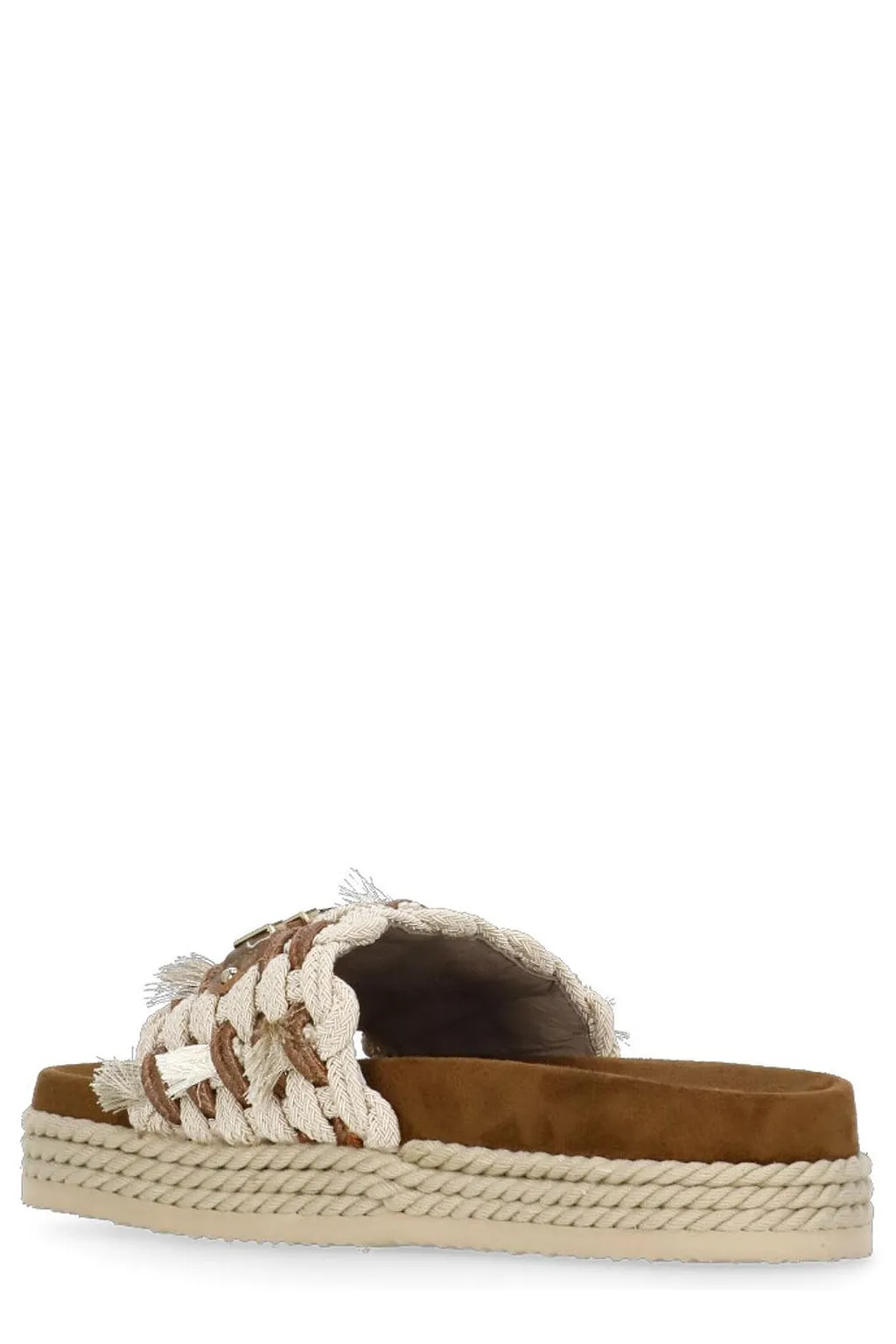 Mou Monoband Rope Fringed Sandals