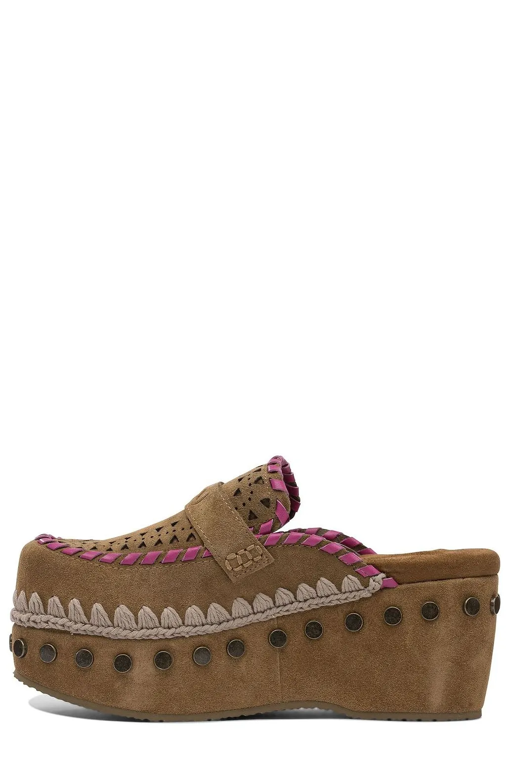 Mou Overstitch Clogs