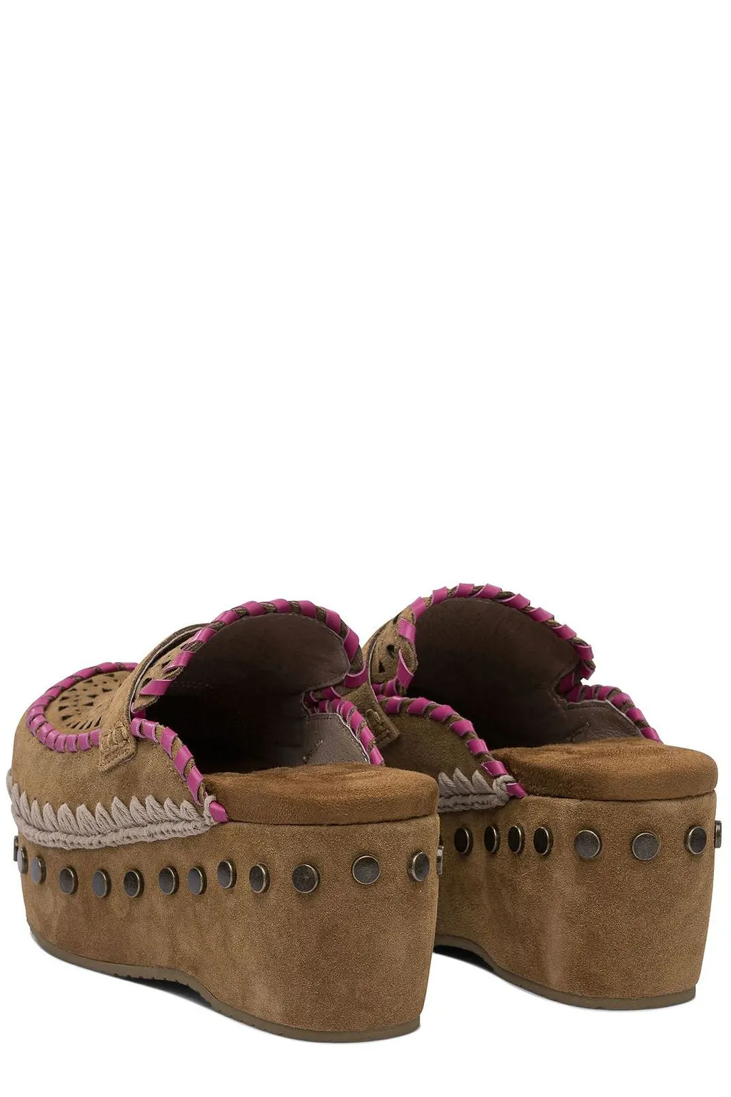 Mou Overstitch Clogs