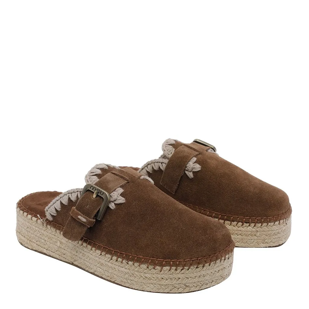 Mou Platform Buckle Clogs
