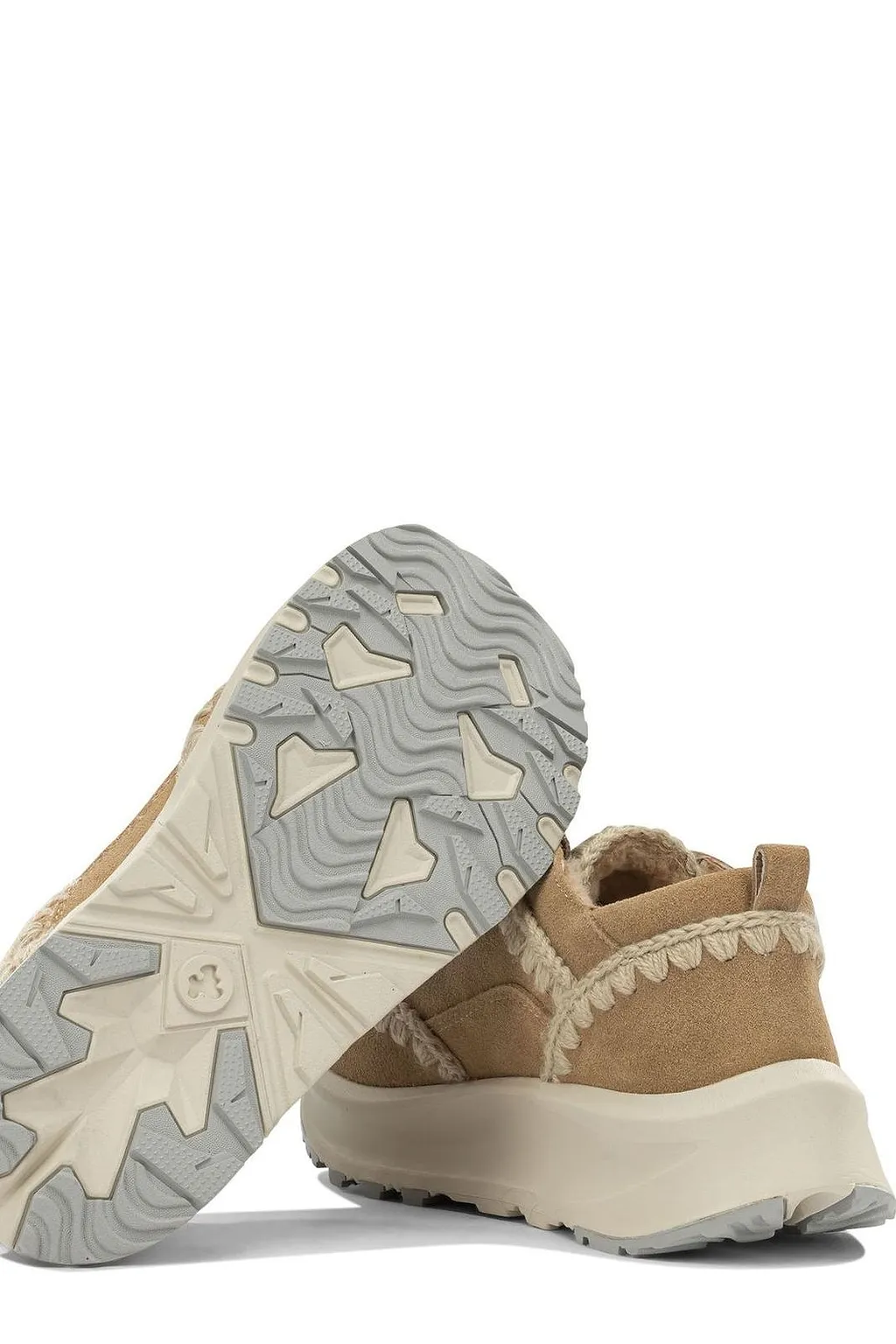 Mou Shearling Trim Slip-On Sneakers