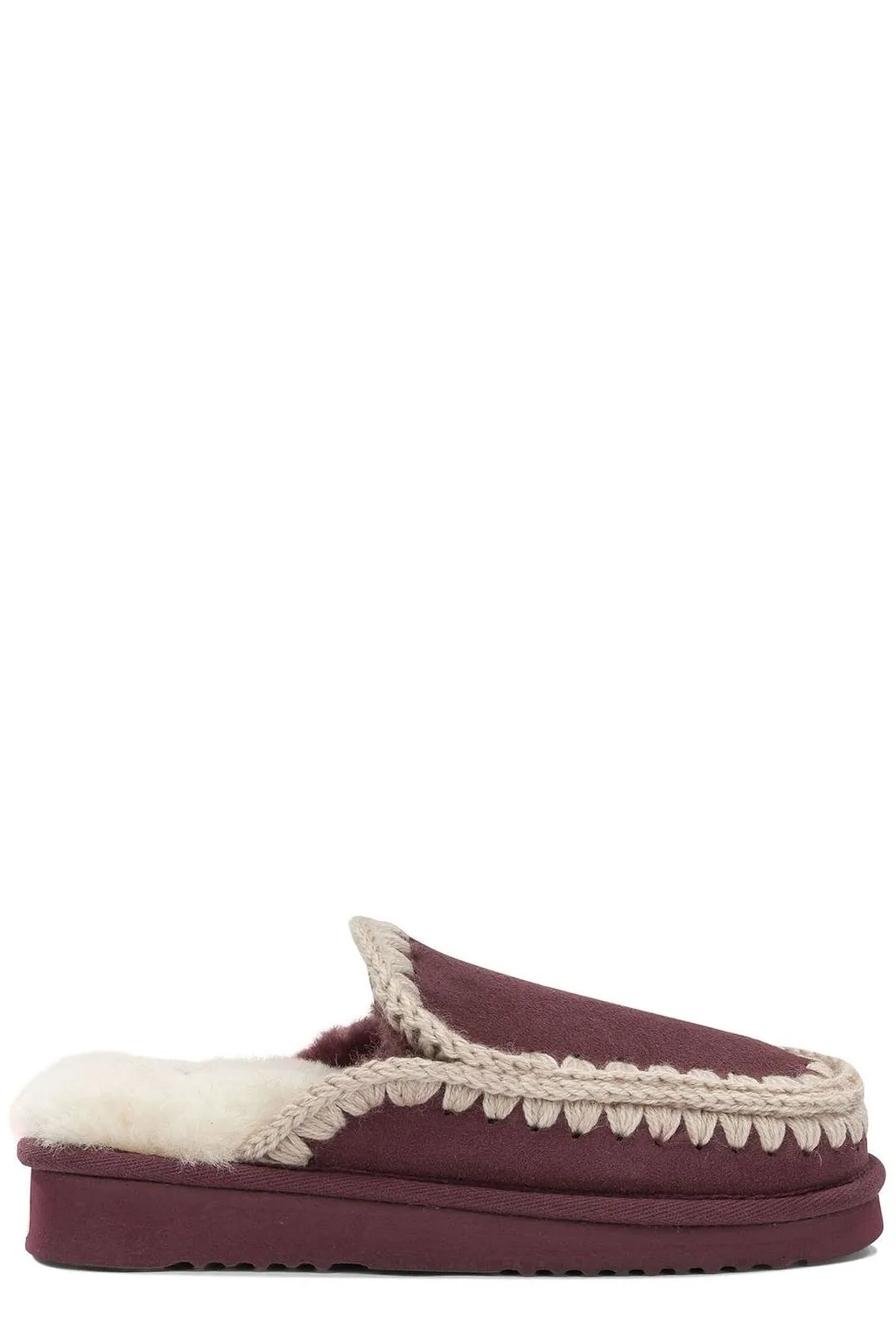 Mou Stitch Trim Mule Slippers