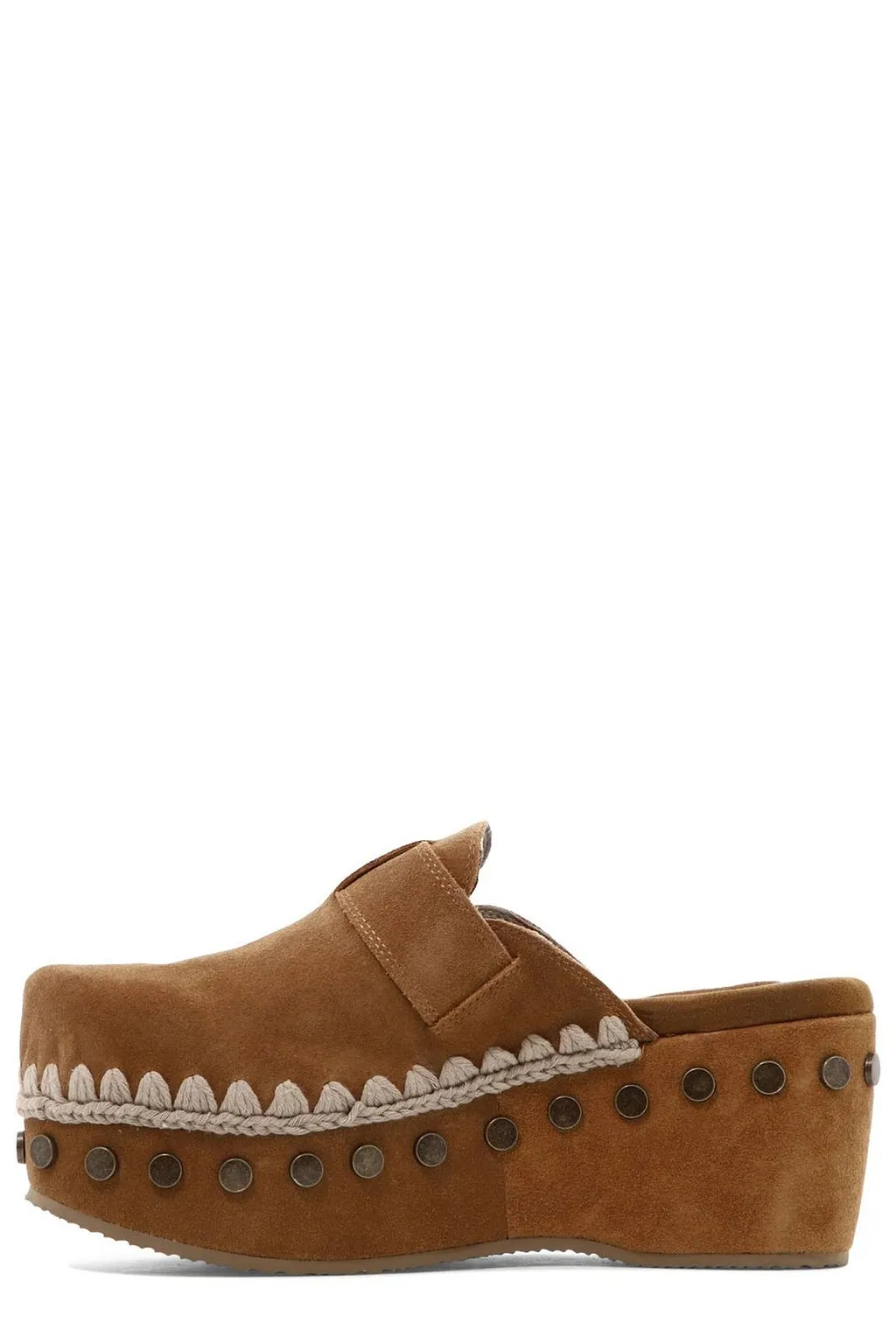 Mou Stud Embellished Clogs