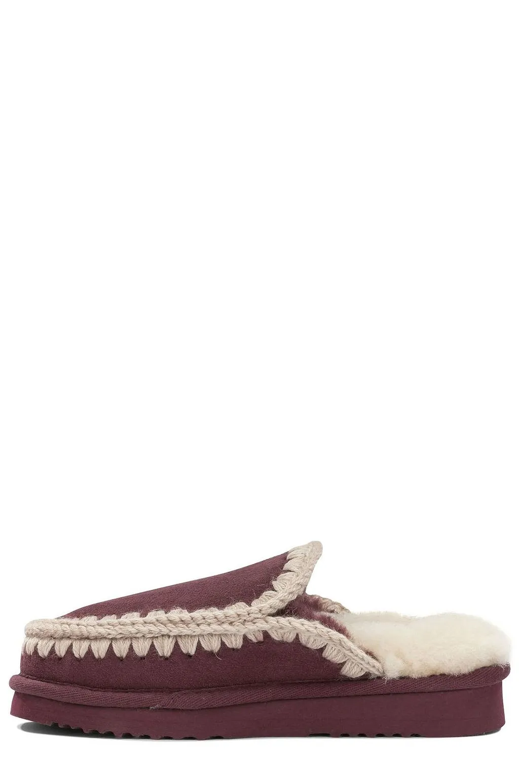 Mou Stitch Trim Mule Slippers