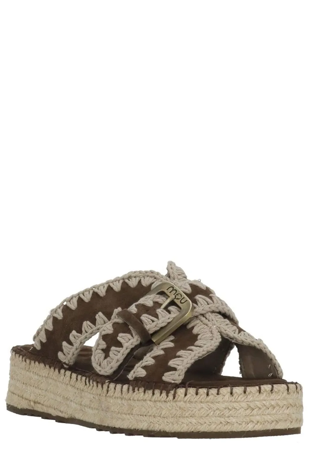 Mou Crossover Strapped Sandals