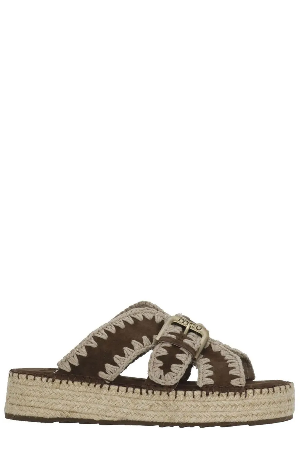 Mou Crossover Strapped Sandals