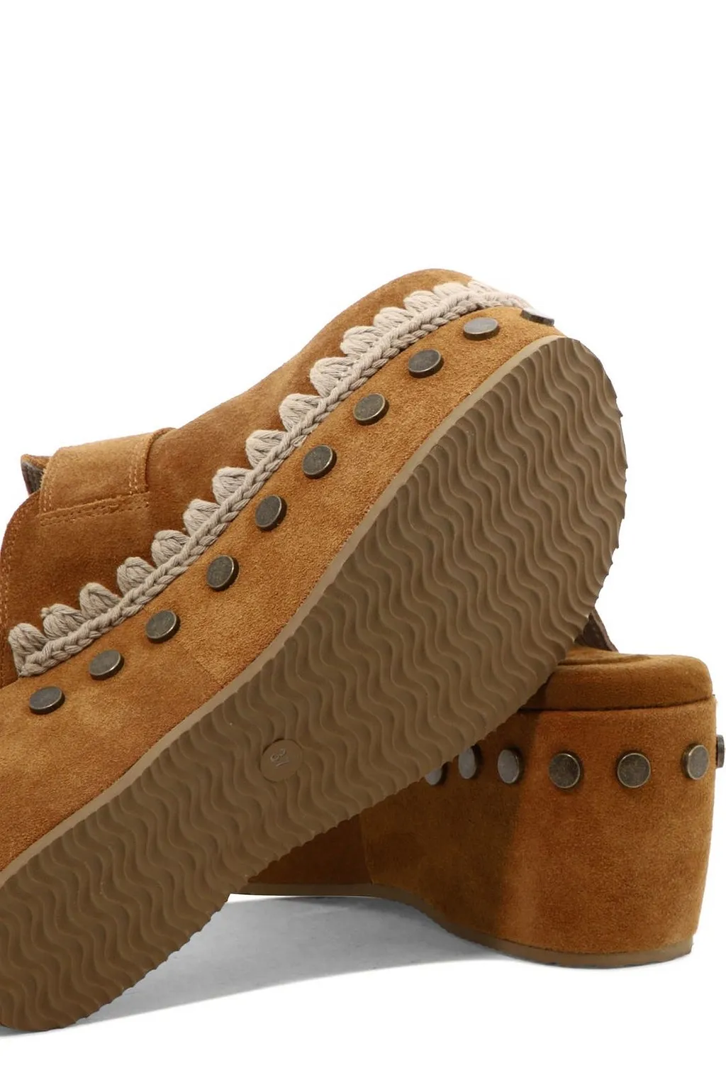 Mou Stud Embellished Clogs