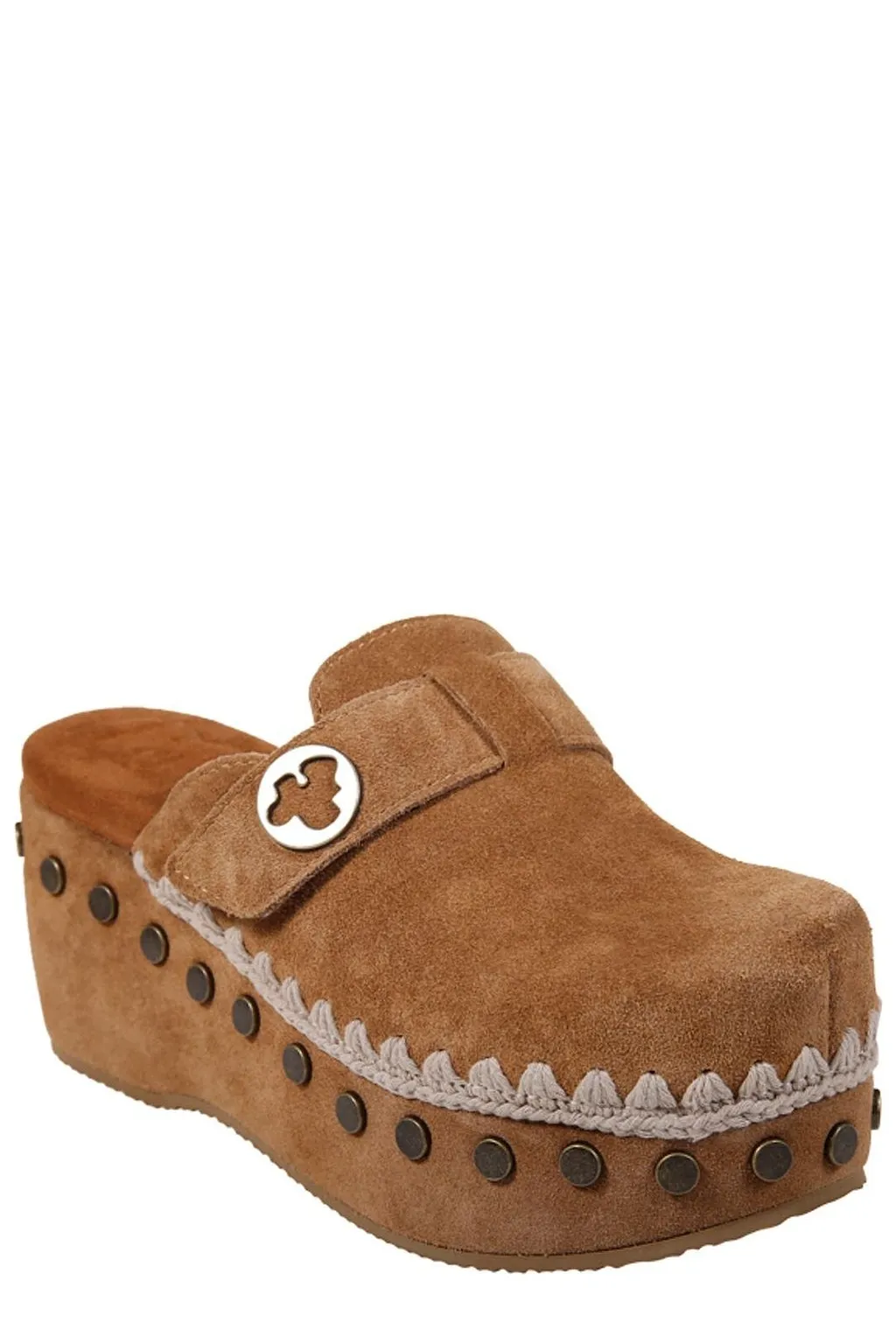Mou Studded Platform Mules