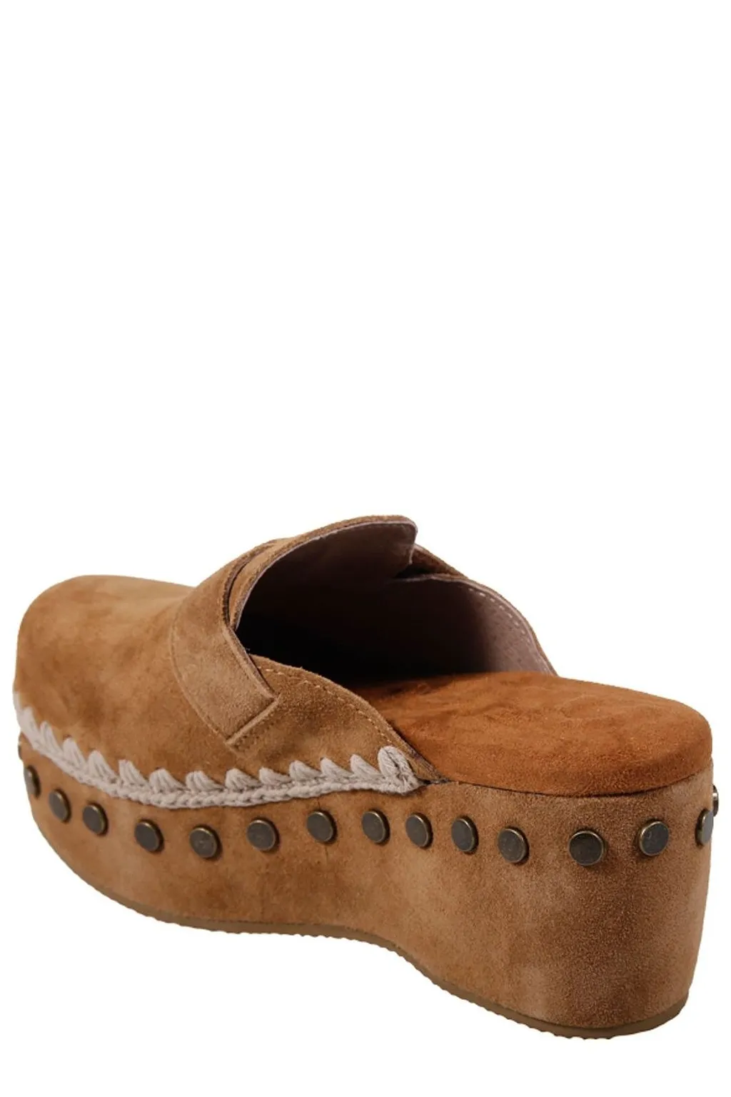 Mou Studded Platform Mules