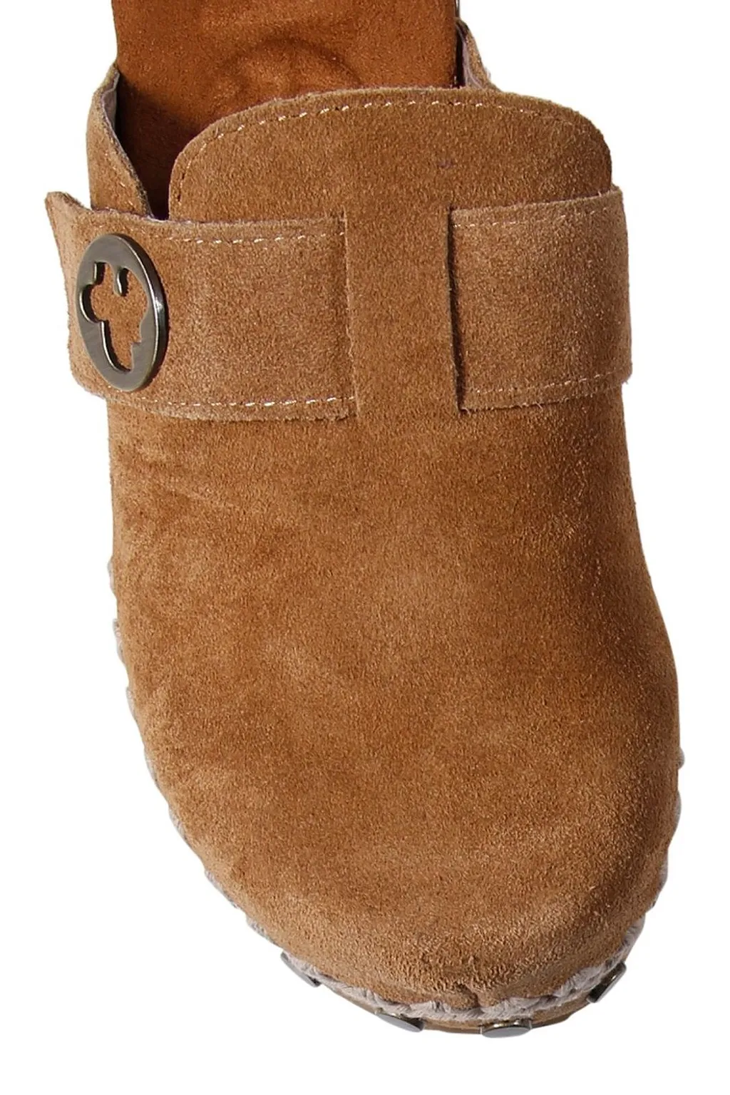 Mou Studded Platform Mules