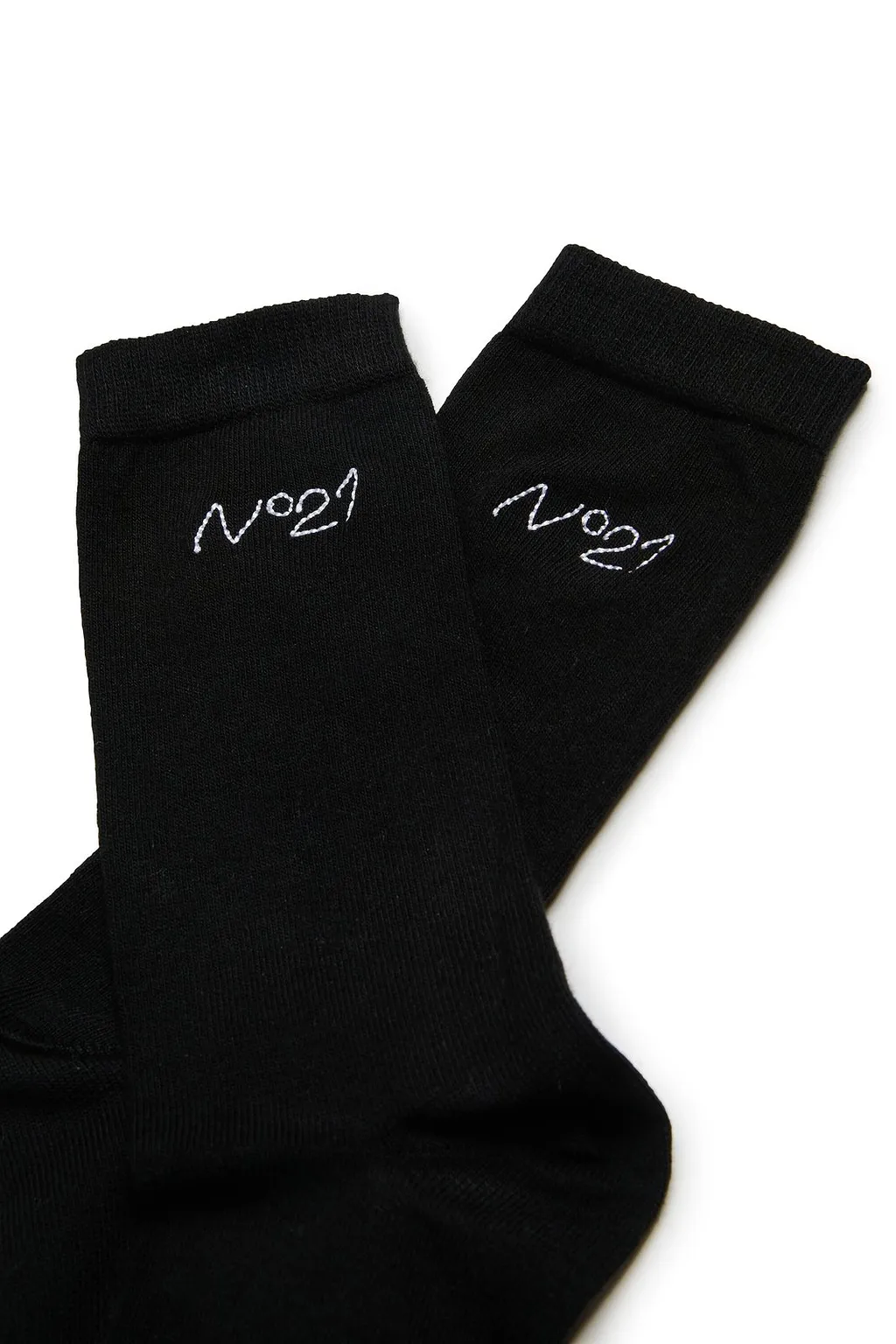 N°21 Kids Logo Embroidered Socks