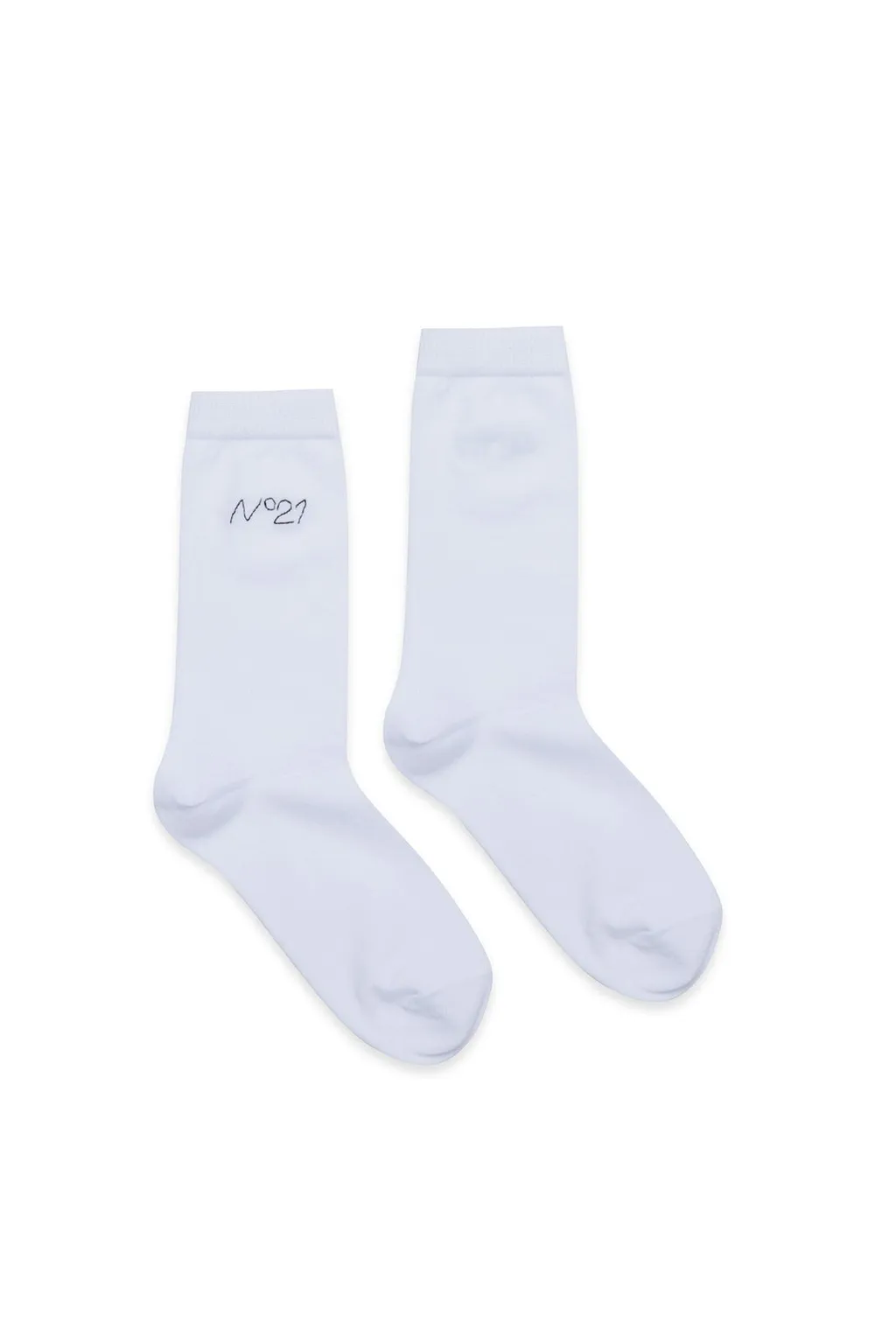N°21 Kids Logo Embroidered Socks