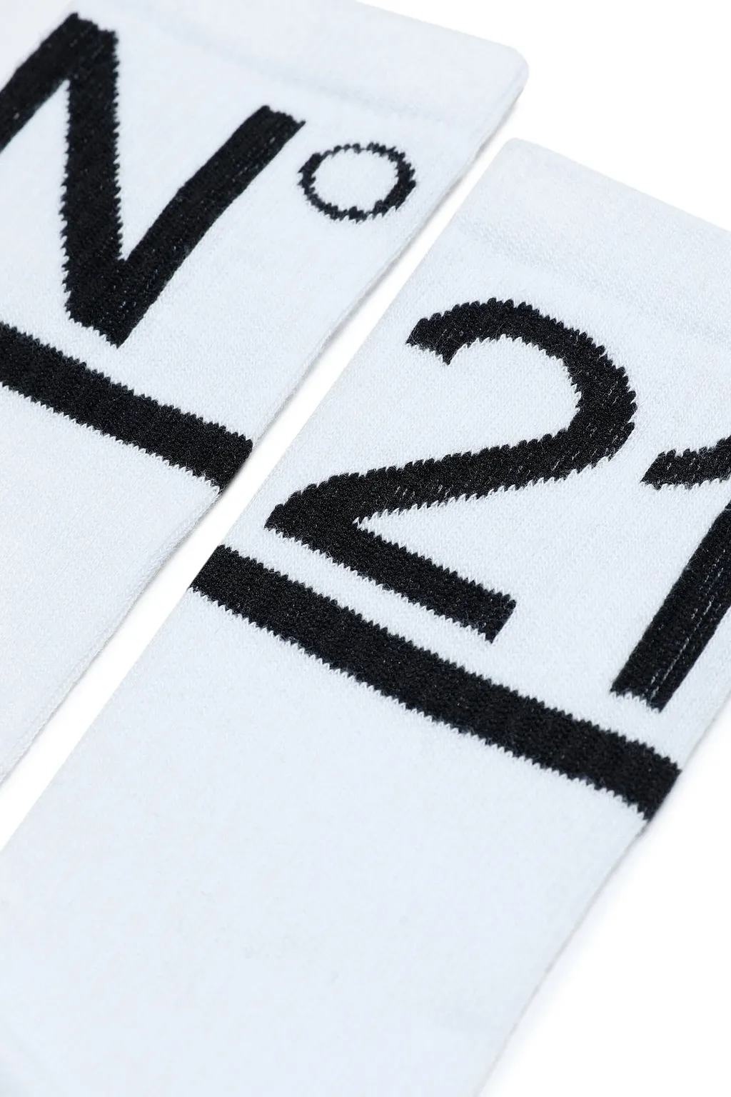 N°21 Kids Logo Intarsia Socks
