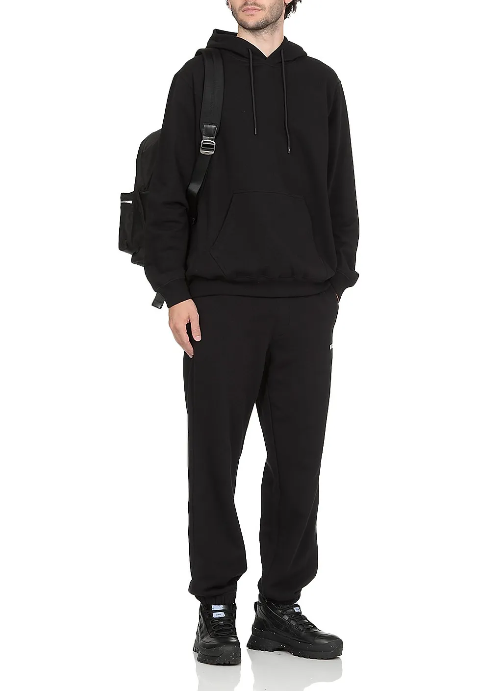 Msgm Logo Printed Drawstring Hoodie