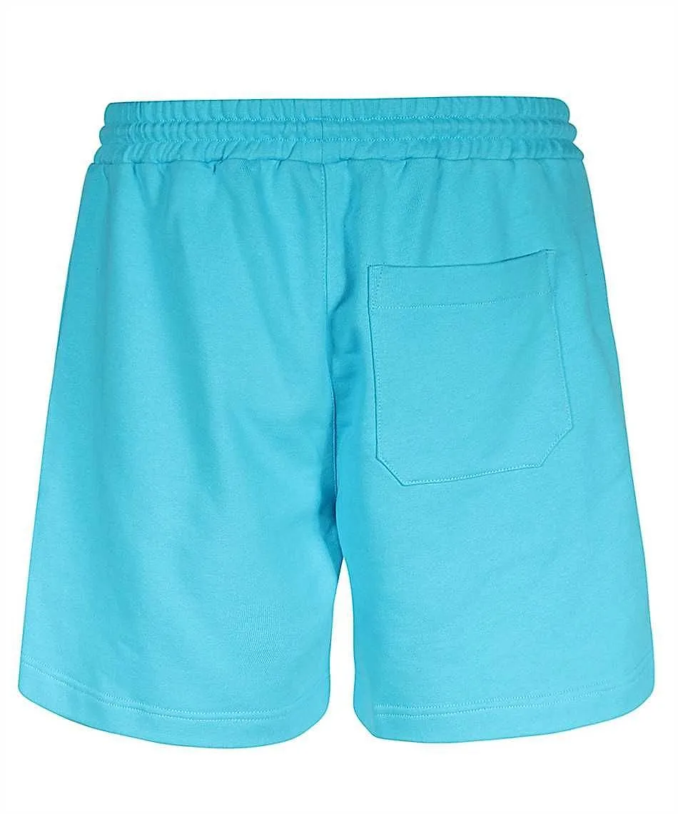 Msgm Logo Printed Drawstring Track Shorts