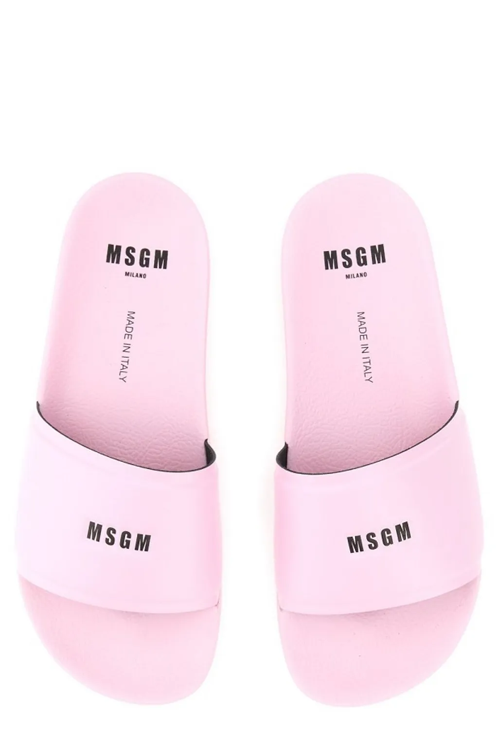 Msgm Logo Printed Open-Toe Sandals