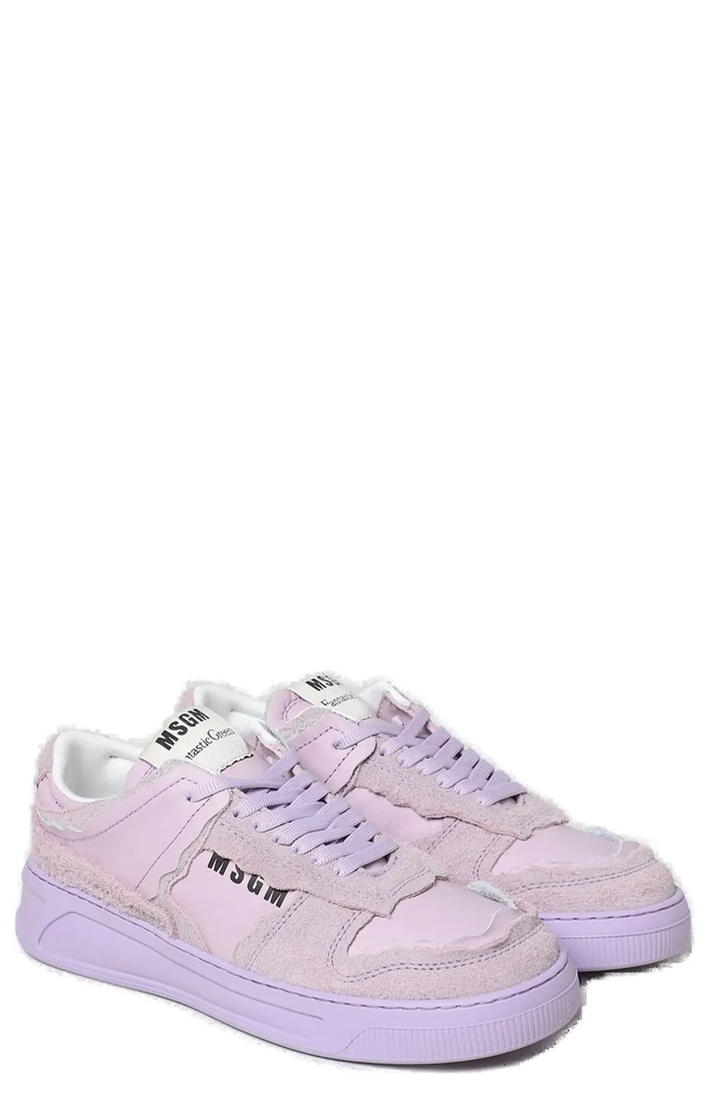 Msgm Logo Printed Low-Top Sneakers