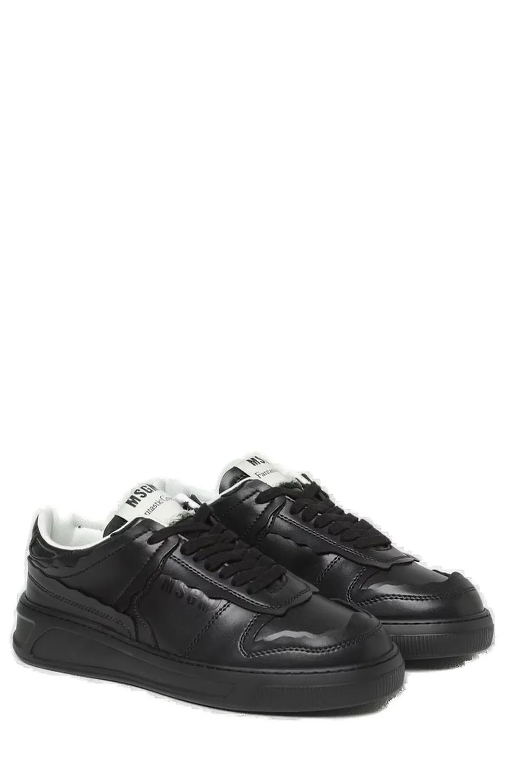 Msgm Logo Printed Low-Top Sneakers