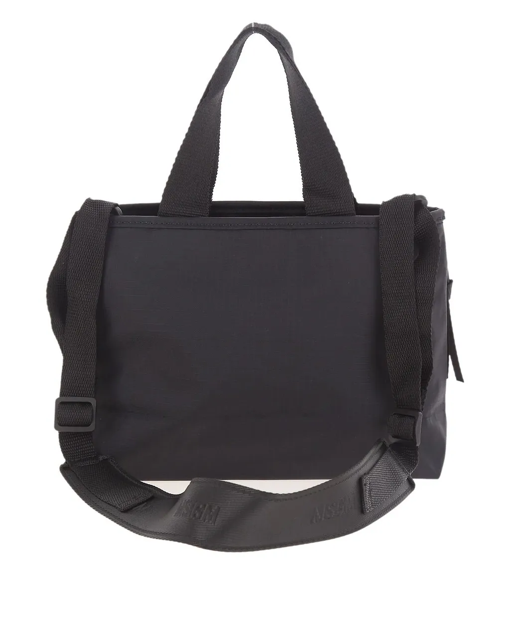 Msgm Mini Logo Nylon Tote Bag