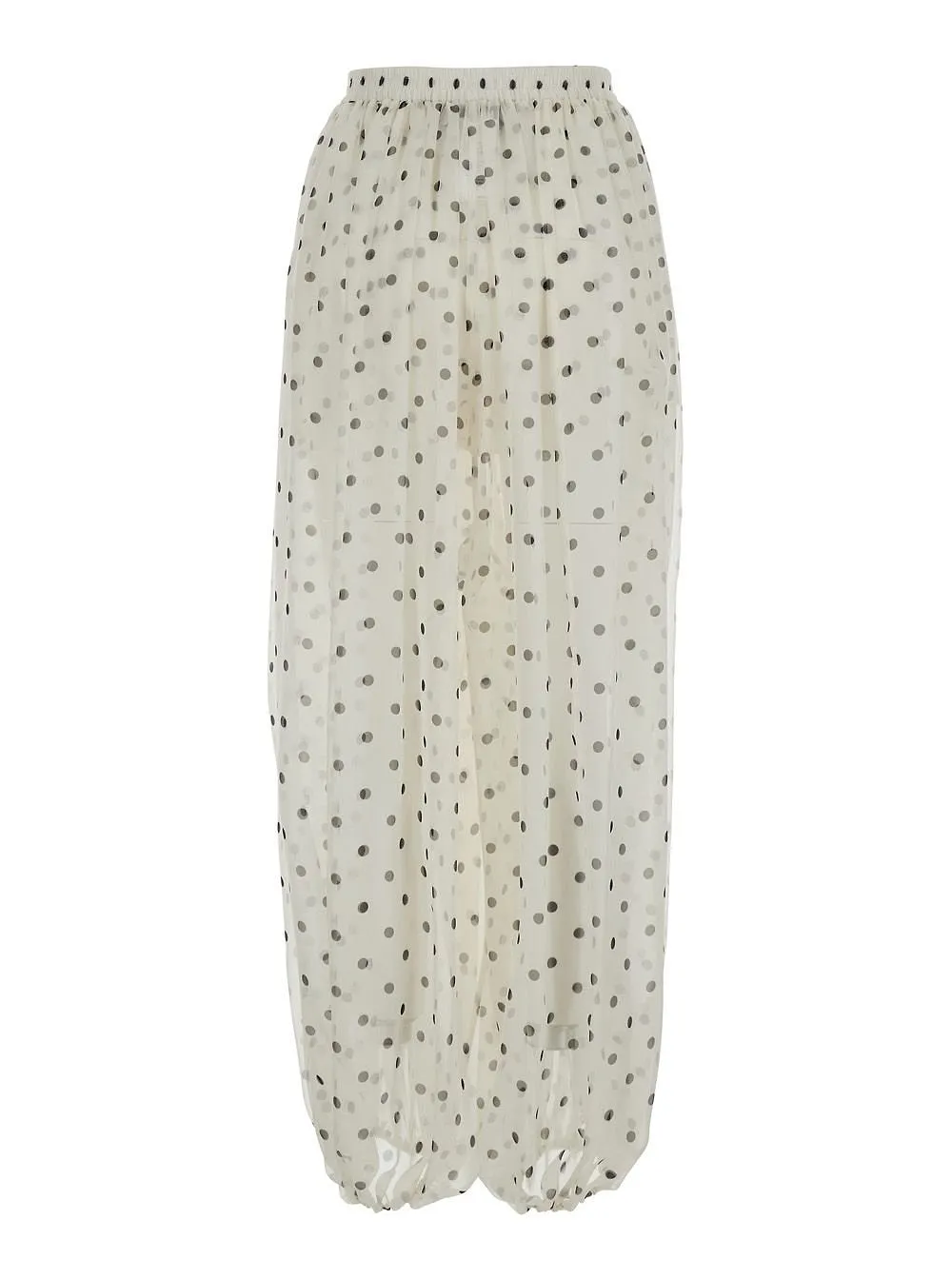 Msgm Polka Dot Wide-Leg Pants