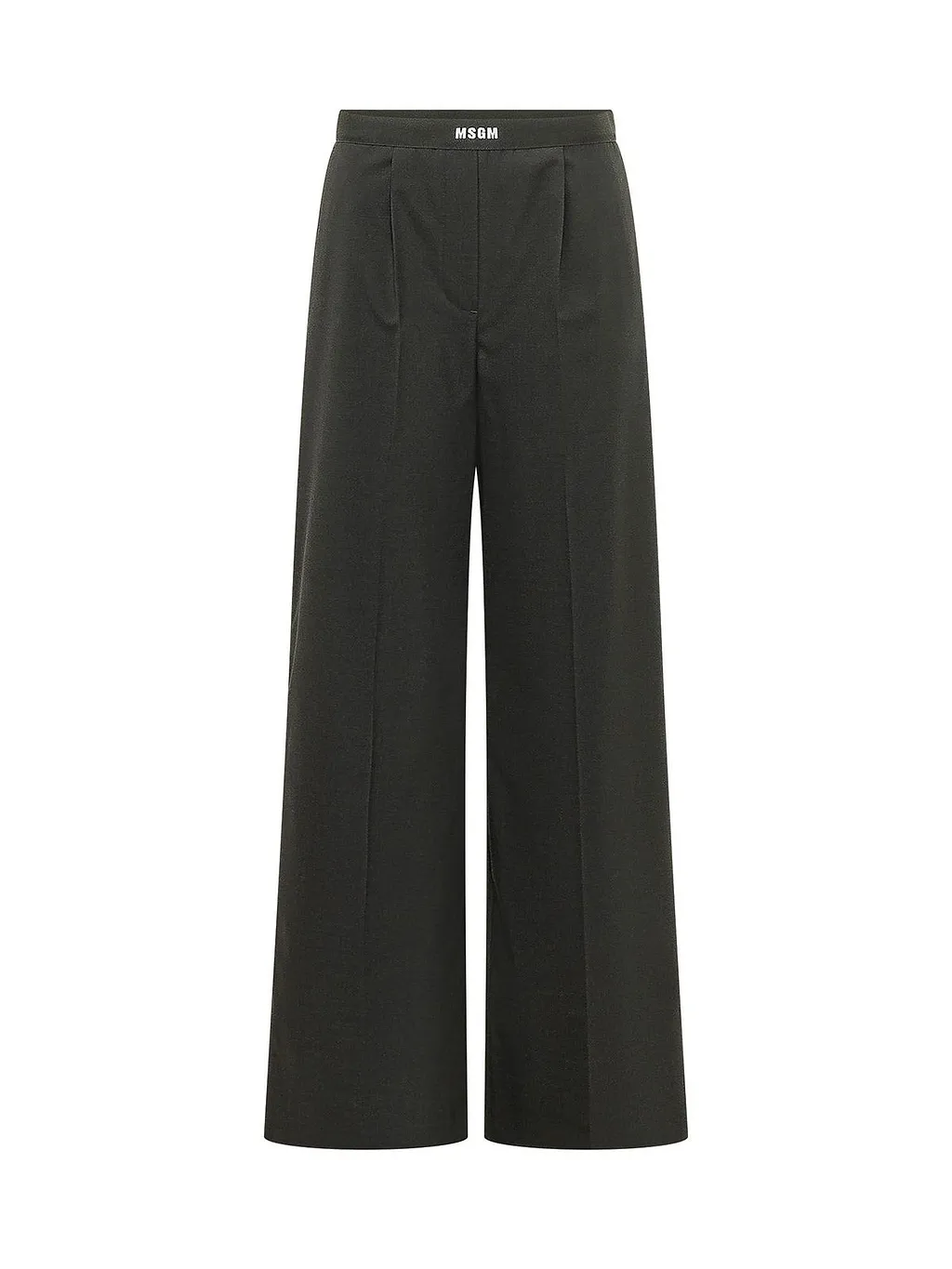 Msgm Pleated Wide-Leg Pants