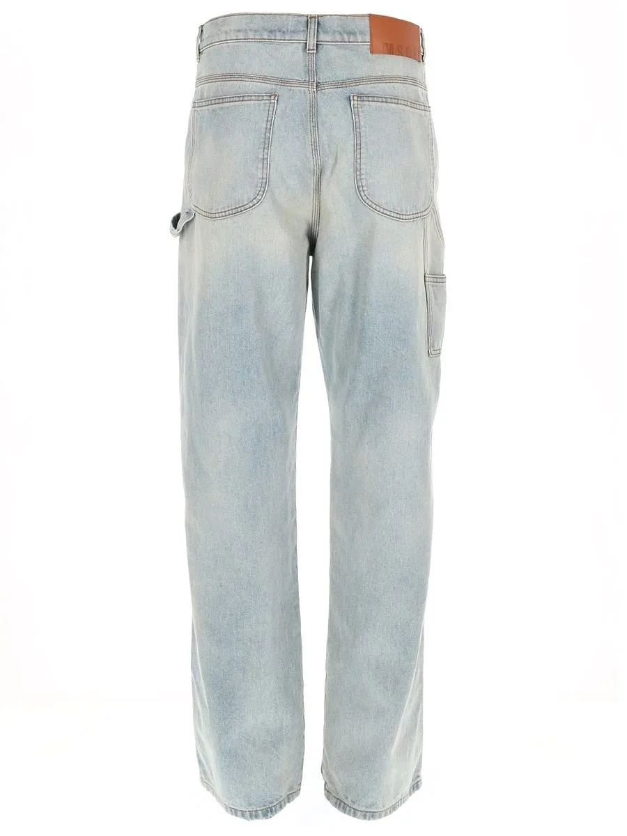 Msgm Relaxed Carpenter Jeans