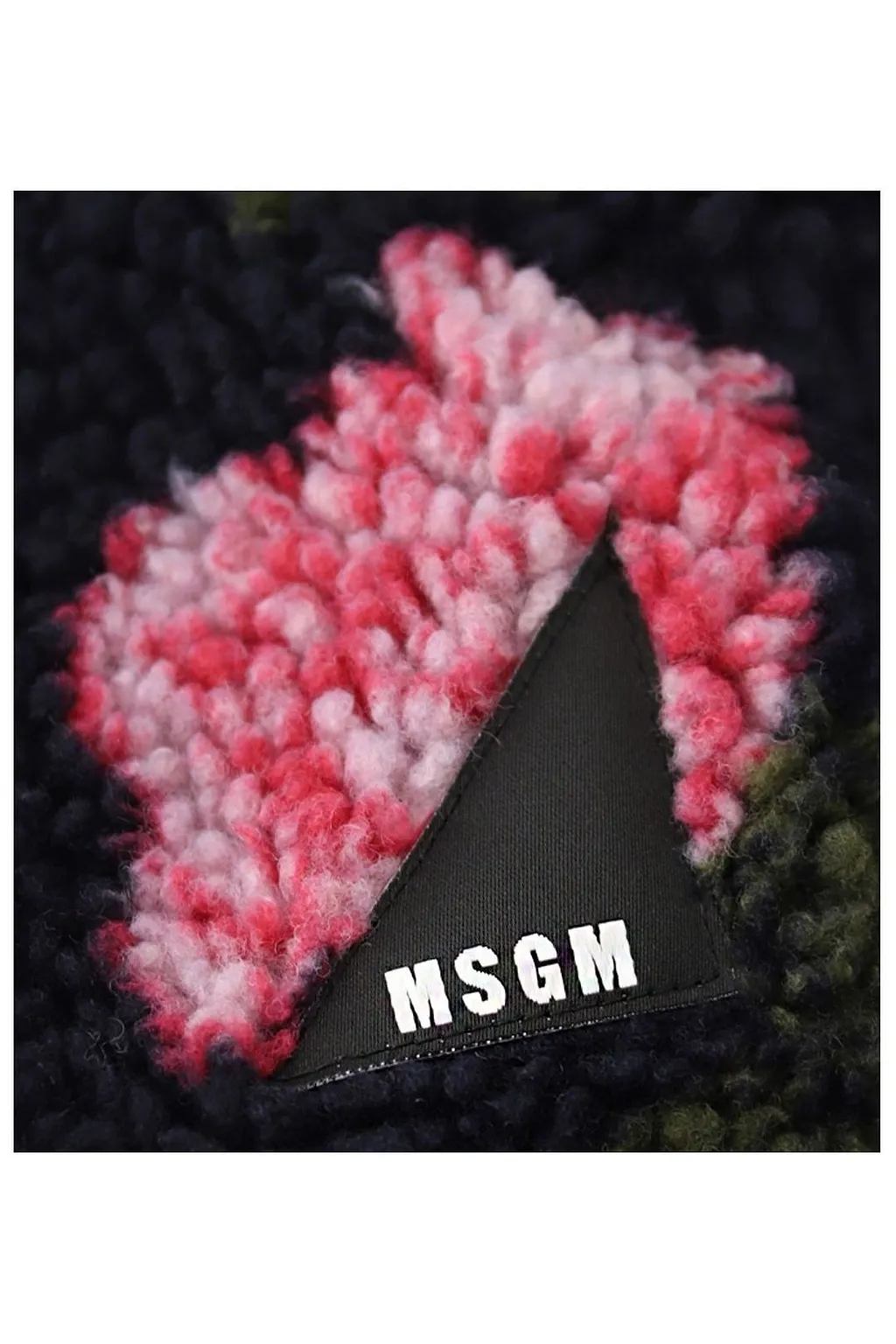 Msgm Rose Faux Fur Hooded Jacket