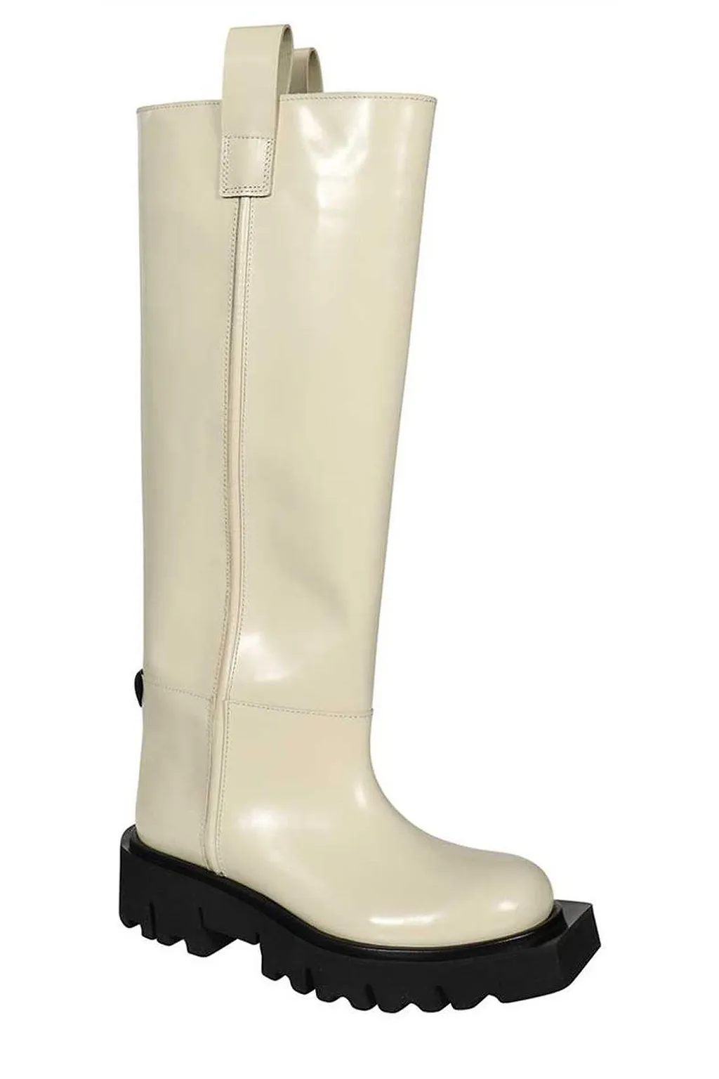 Msgm Square-Toe Chunky-Sole Boots