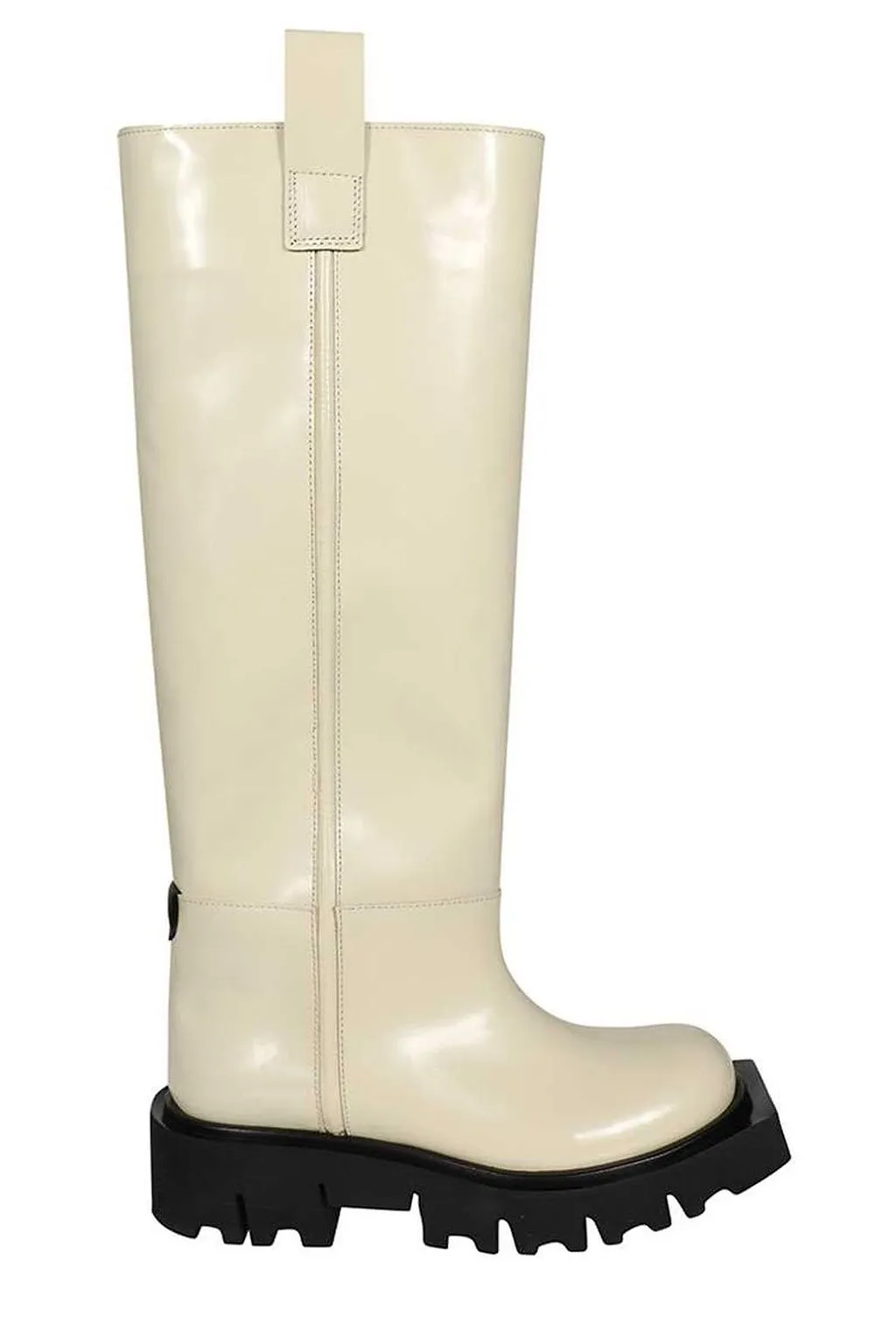 Msgm Square-Toe Chunky-Sole Boots
