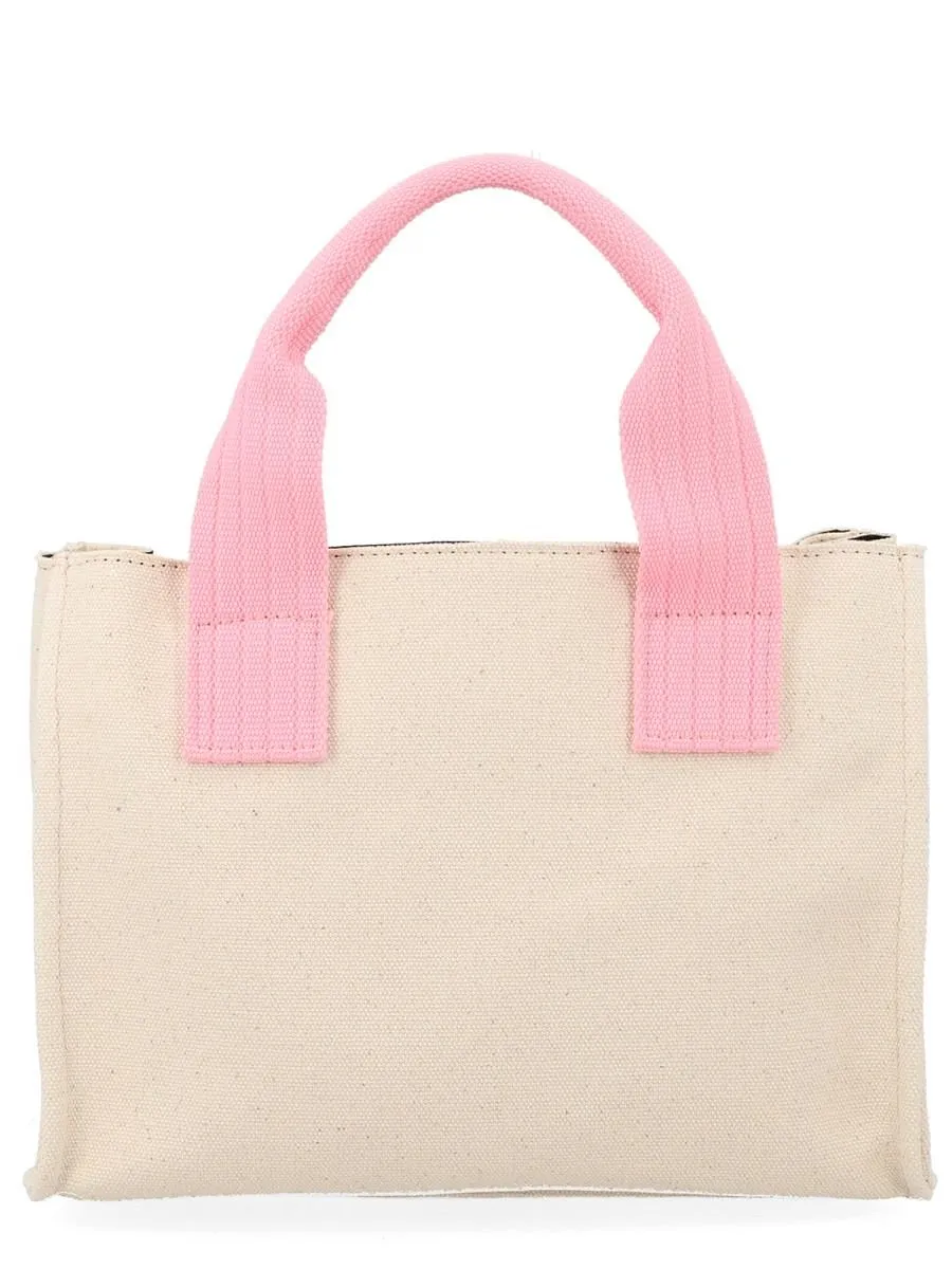 Msgm Small Printed Tote Bag