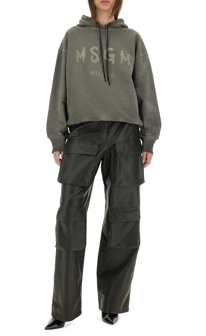 Msgm Straight Leg Cargo Pants