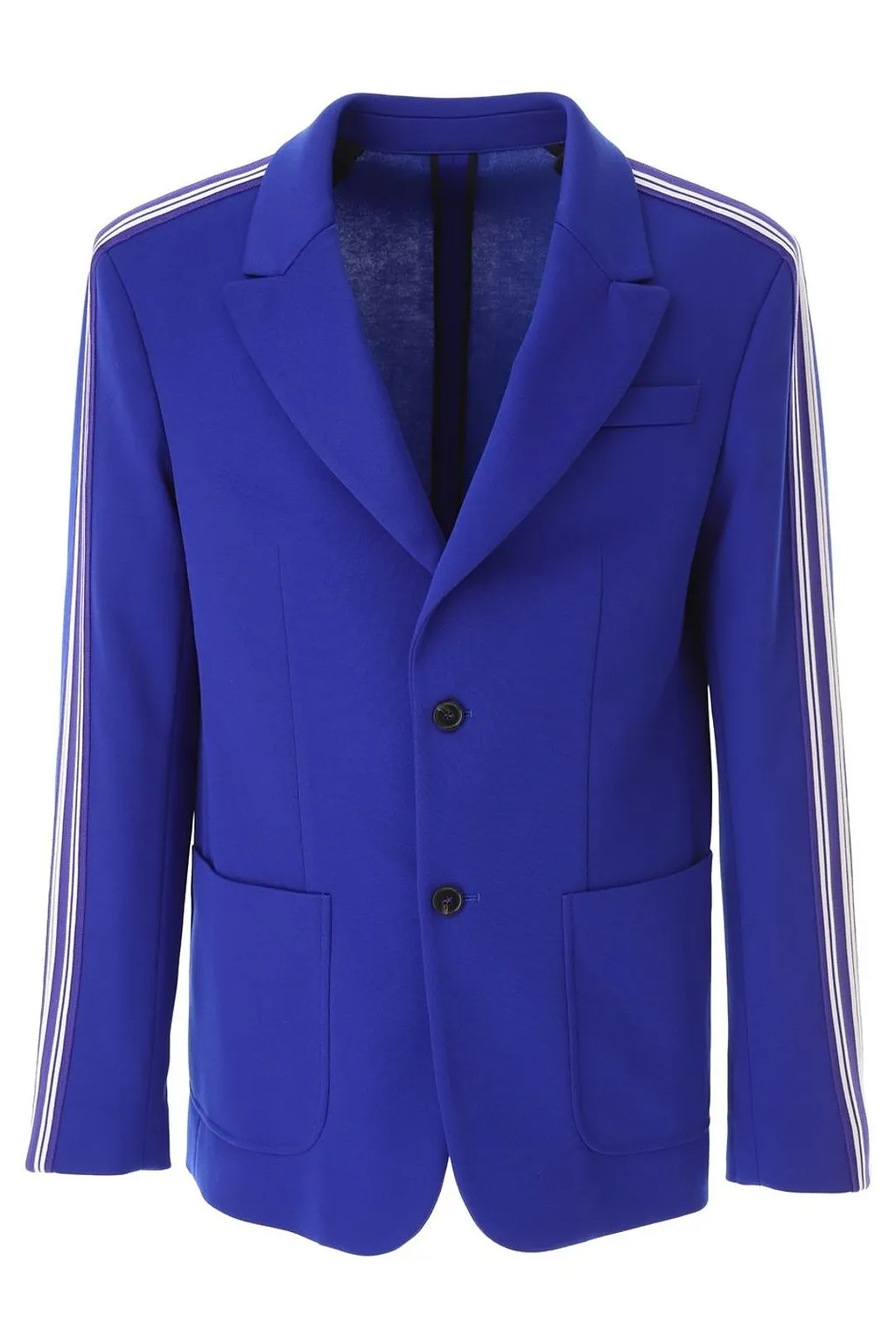 Msgm Striped Single-Breasted Jacket