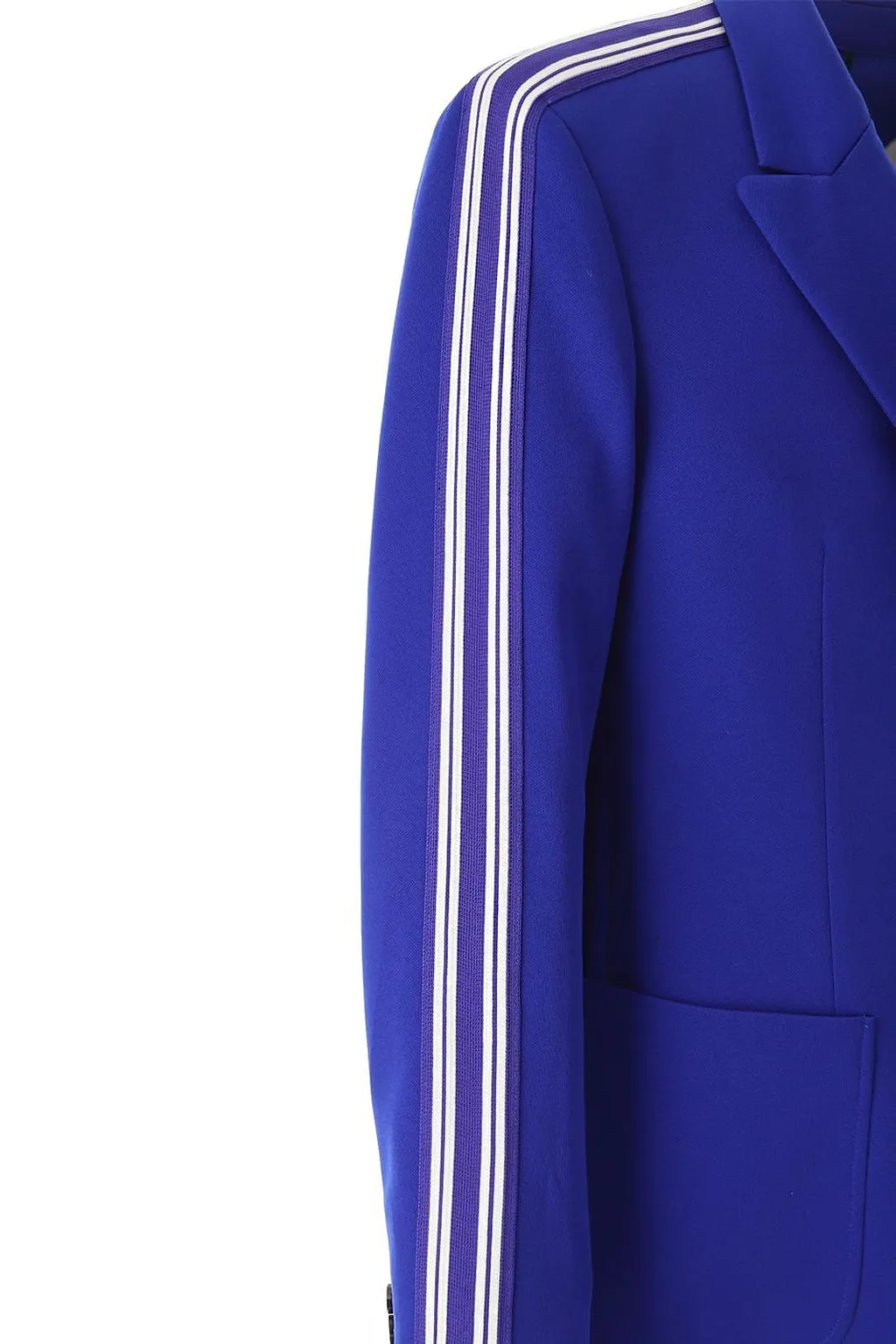 Msgm Striped Single-Breasted Jacket
