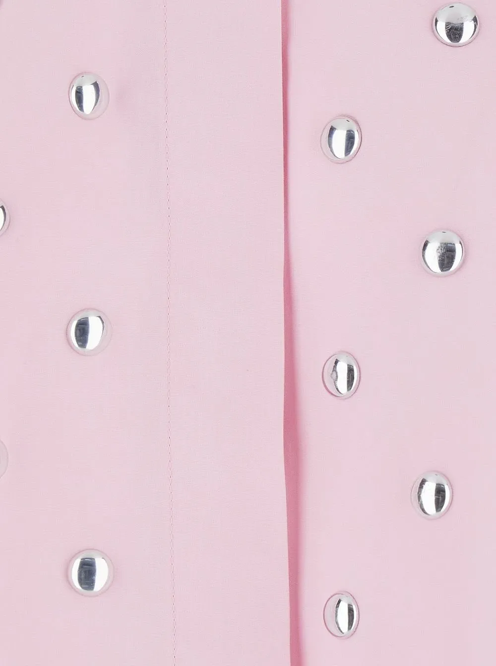 Msgm Studded Long-Sleeve Shirt